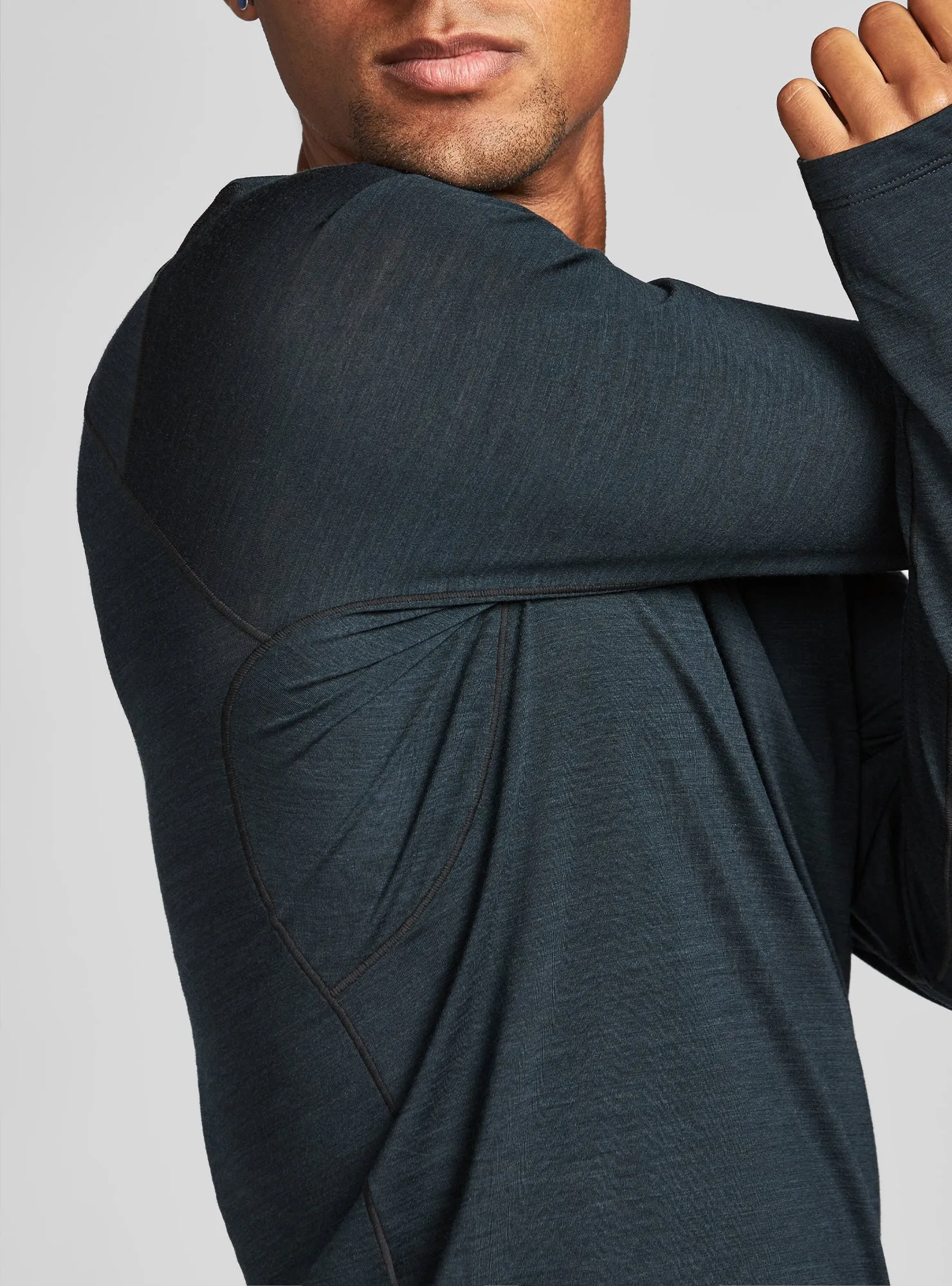 M's Repeat Merino Long Sleeve sold by Janji product image thumbnail 2