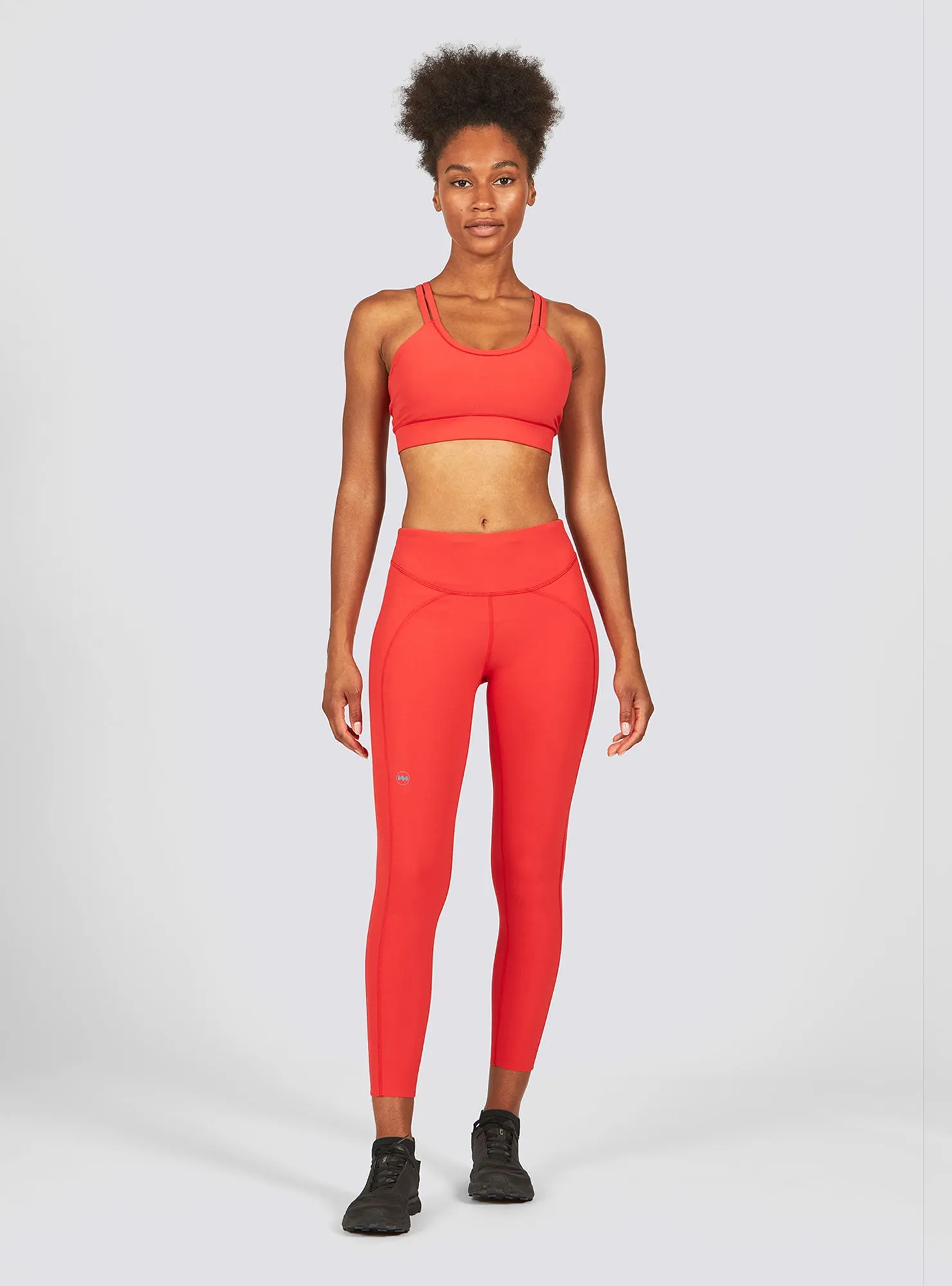 W's 7/8 Groundwork Tight in Cardinal sold by Janji