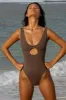 One Piece Cutout Cacao sold by Gooseberry Intimates