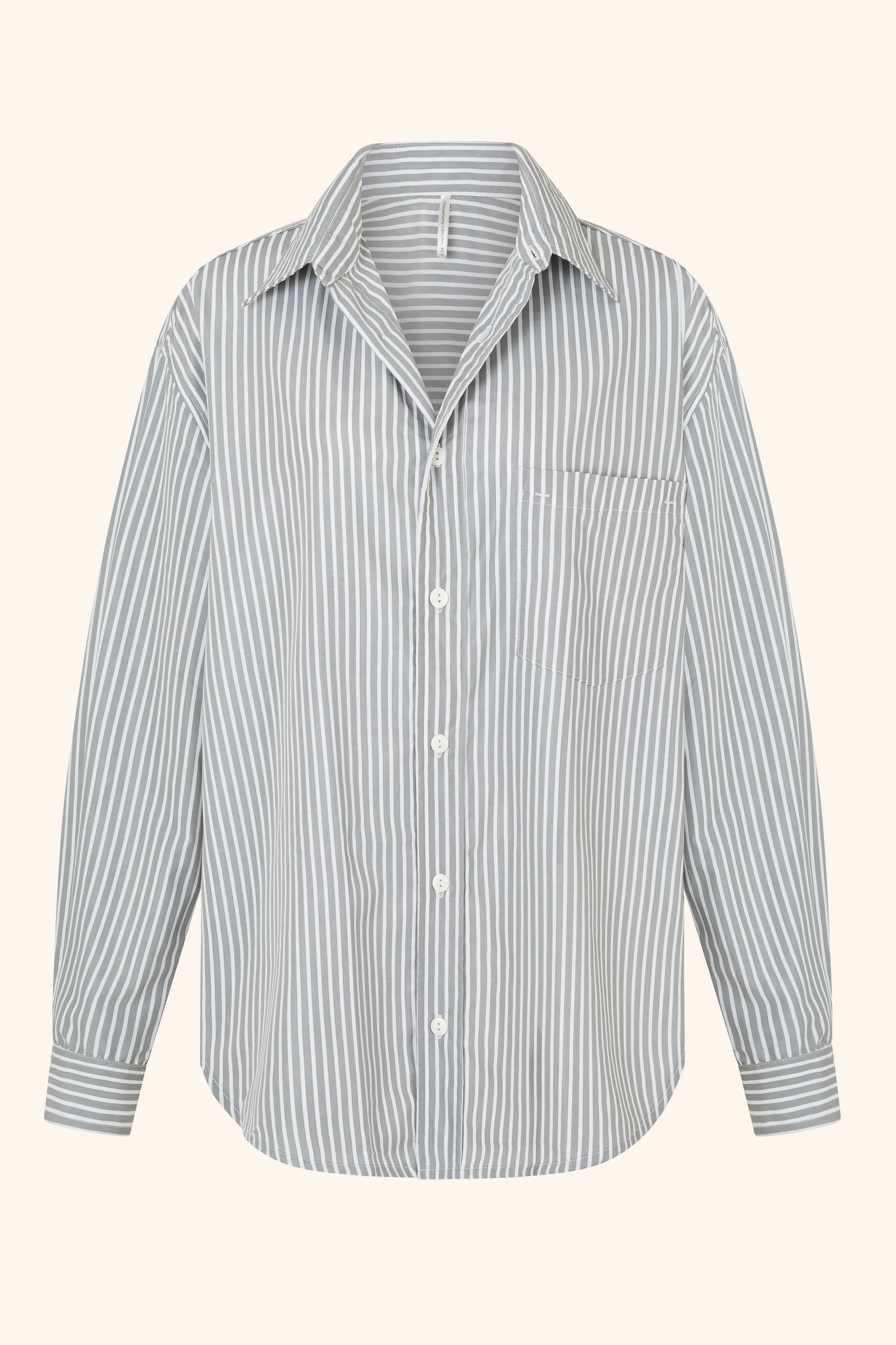 Striped Shirt Grey sold by Gooseberry Intimates product image thumbnail 5