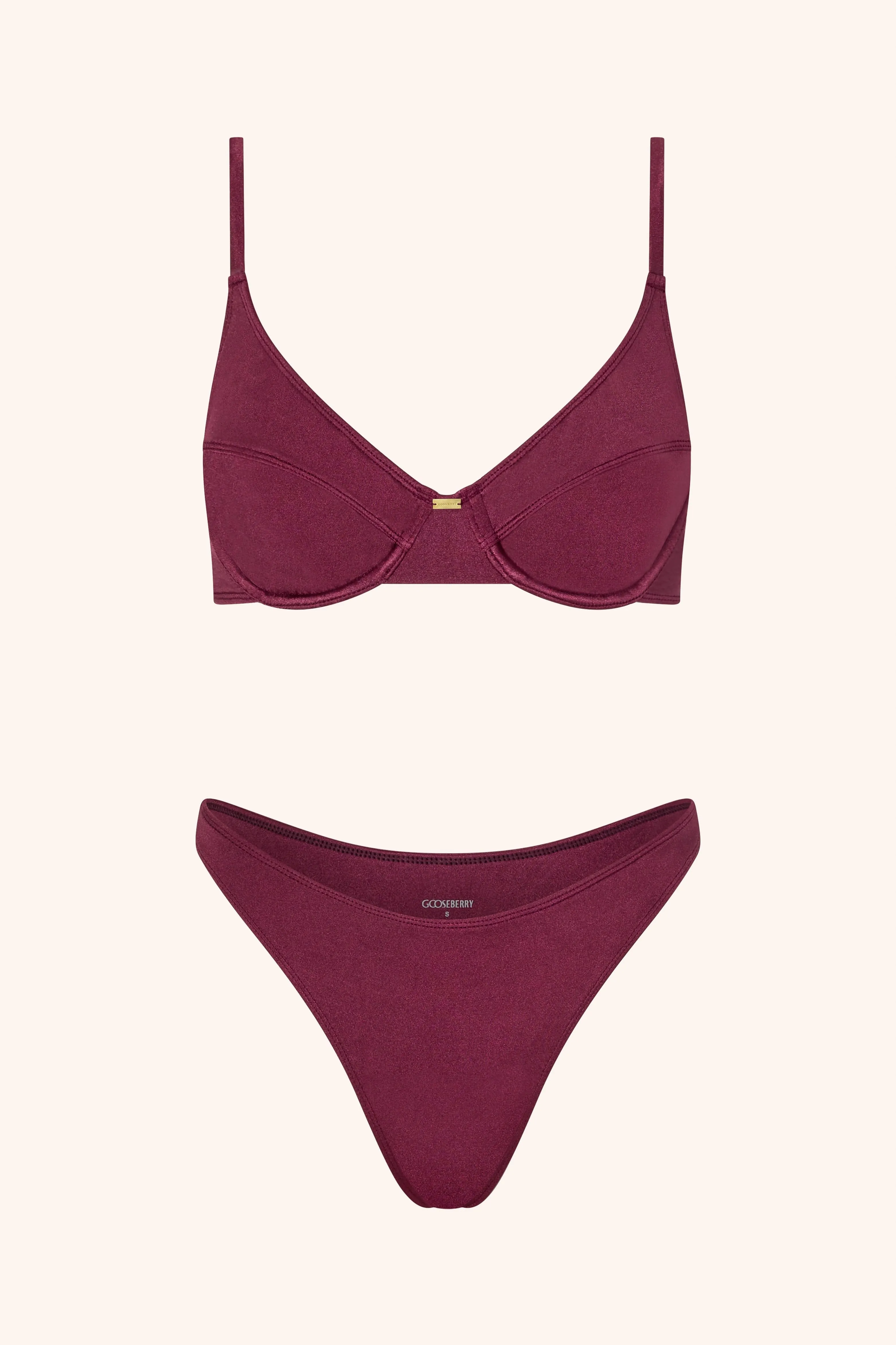 Thong Cassis sold by Gooseberry Intimates product image thumbnail 5