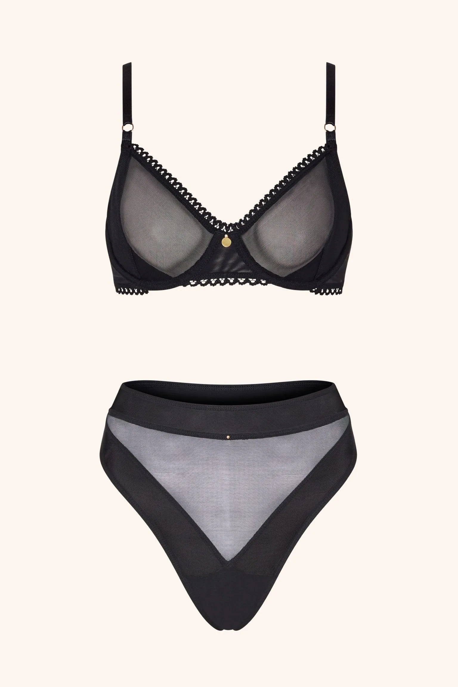 Thong HW Black sold by Gooseberry Intimates product image thumbnail 4