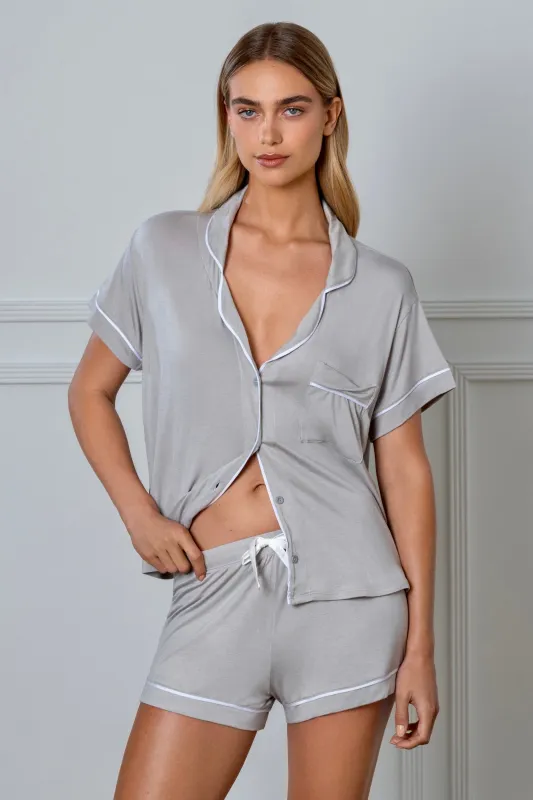 Cozy Modal PJ Set sold by Gooseberry Intimates