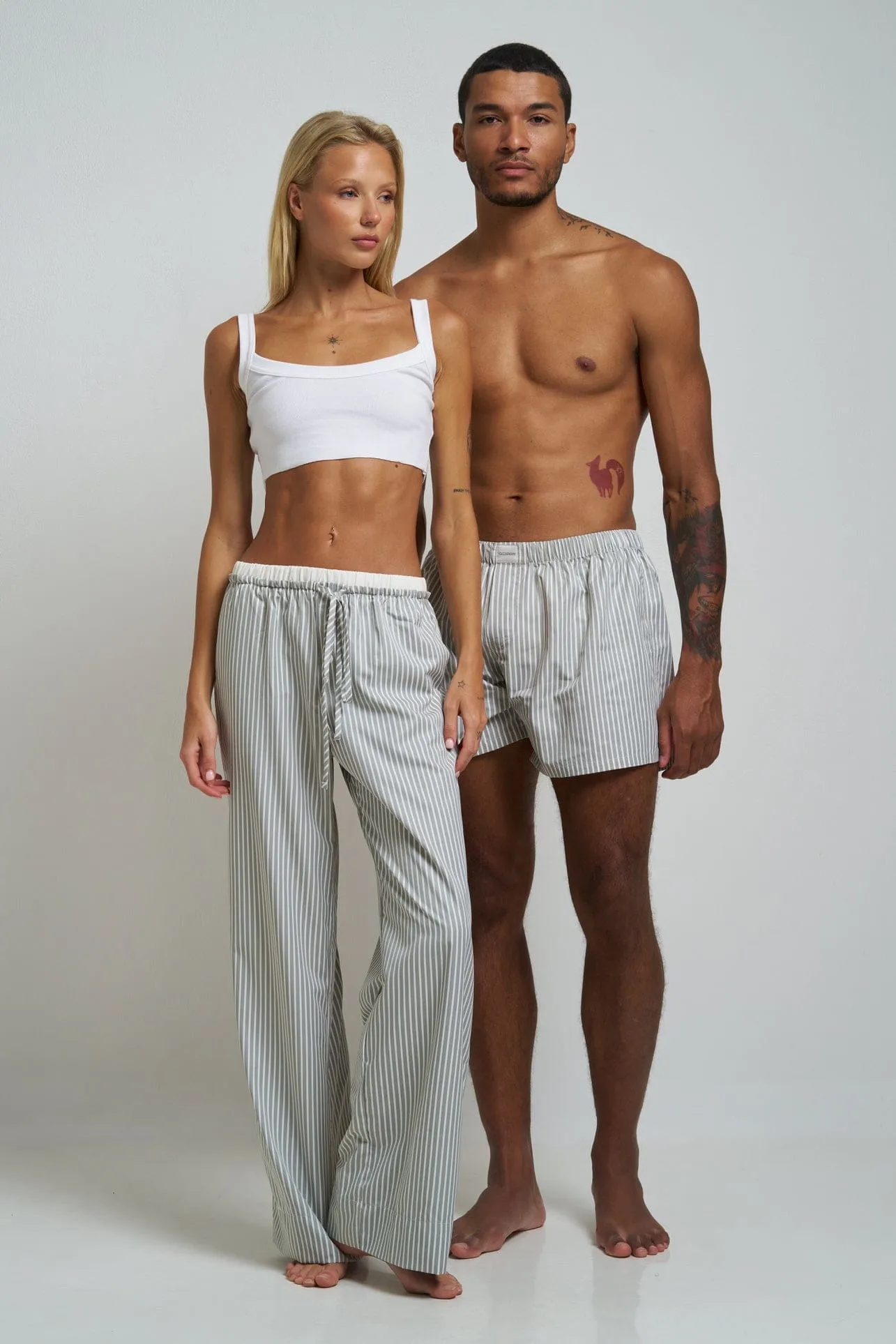 Unisex Pants Grey sold by Gooseberry Intimates product image thumbnail 2