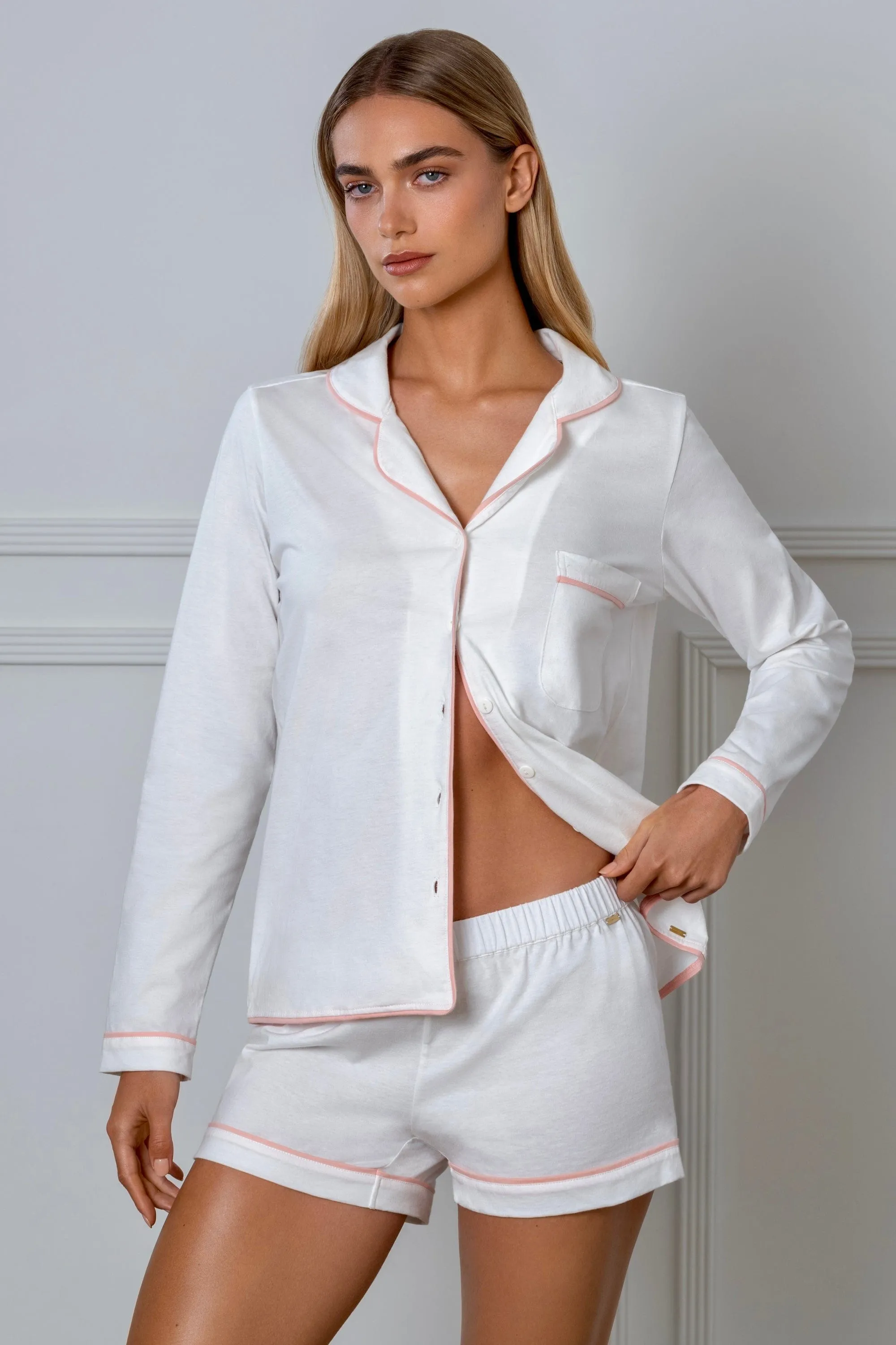 PJ Jacket Ivory sold by Gooseberry Intimates product image thumbnail 2