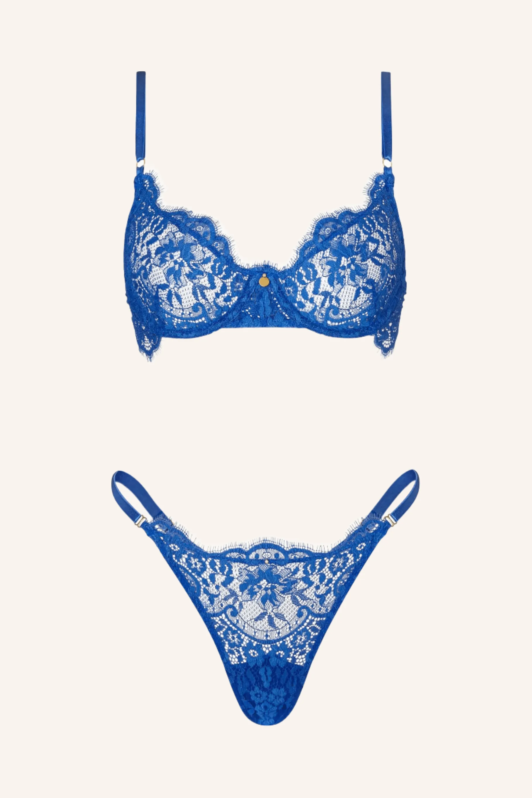 Thong Royal Blue sold by Gooseberry Intimates product image thumbnail 5