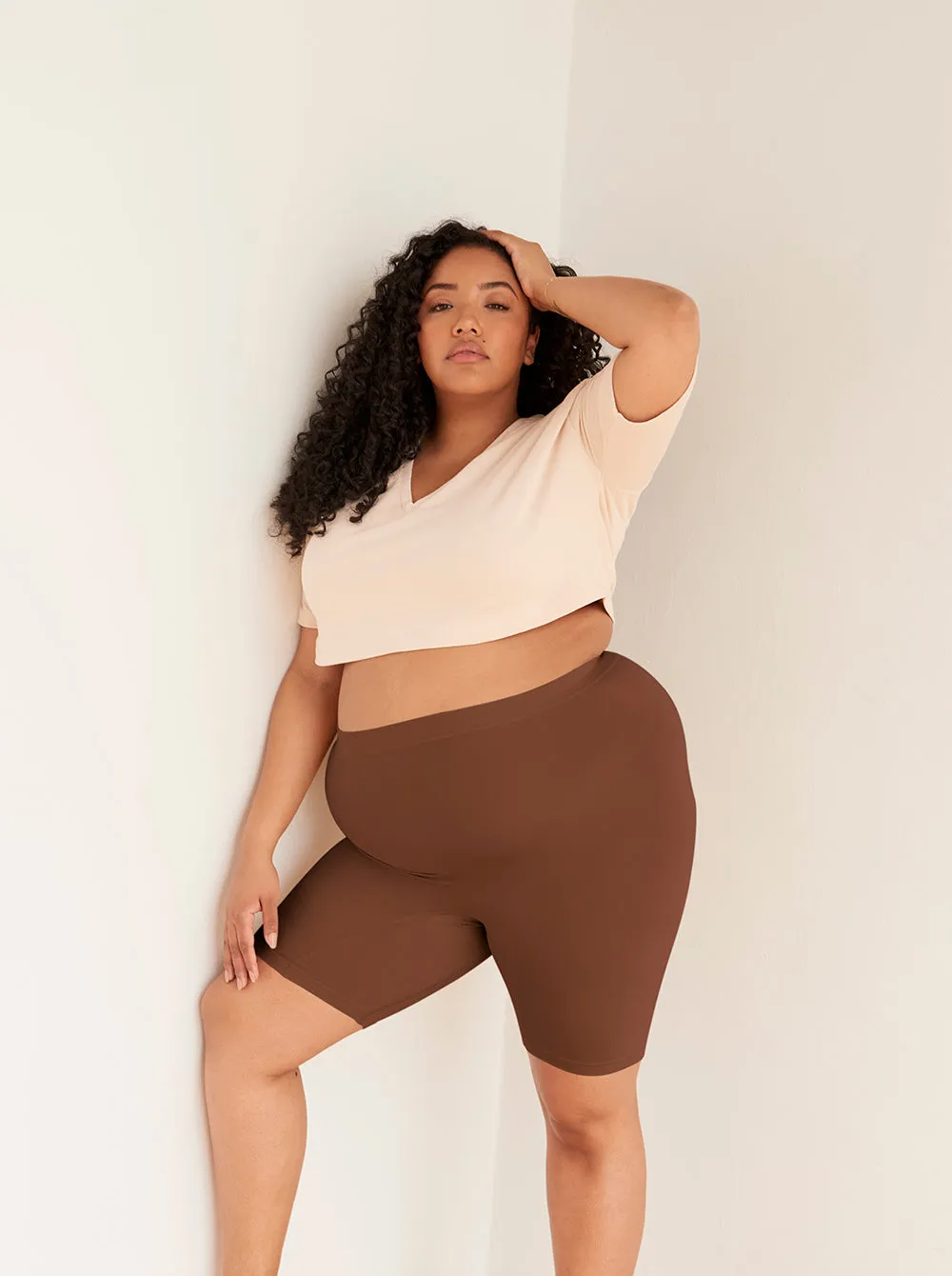 The Staple 9" Cocoa sold by Thigh Society product image thumbnail 2