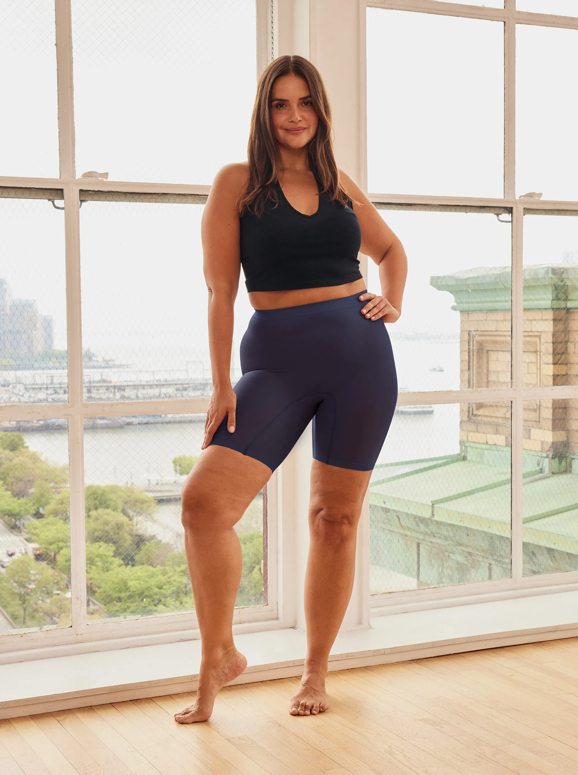 The Staple 7" Indigo sold by Thigh Society