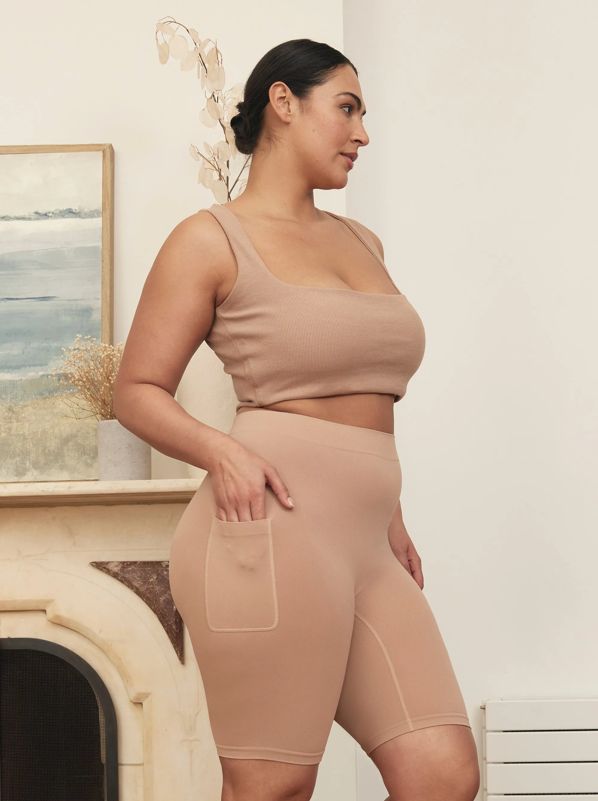 The Cargo 9" Almond sold by Thigh Society