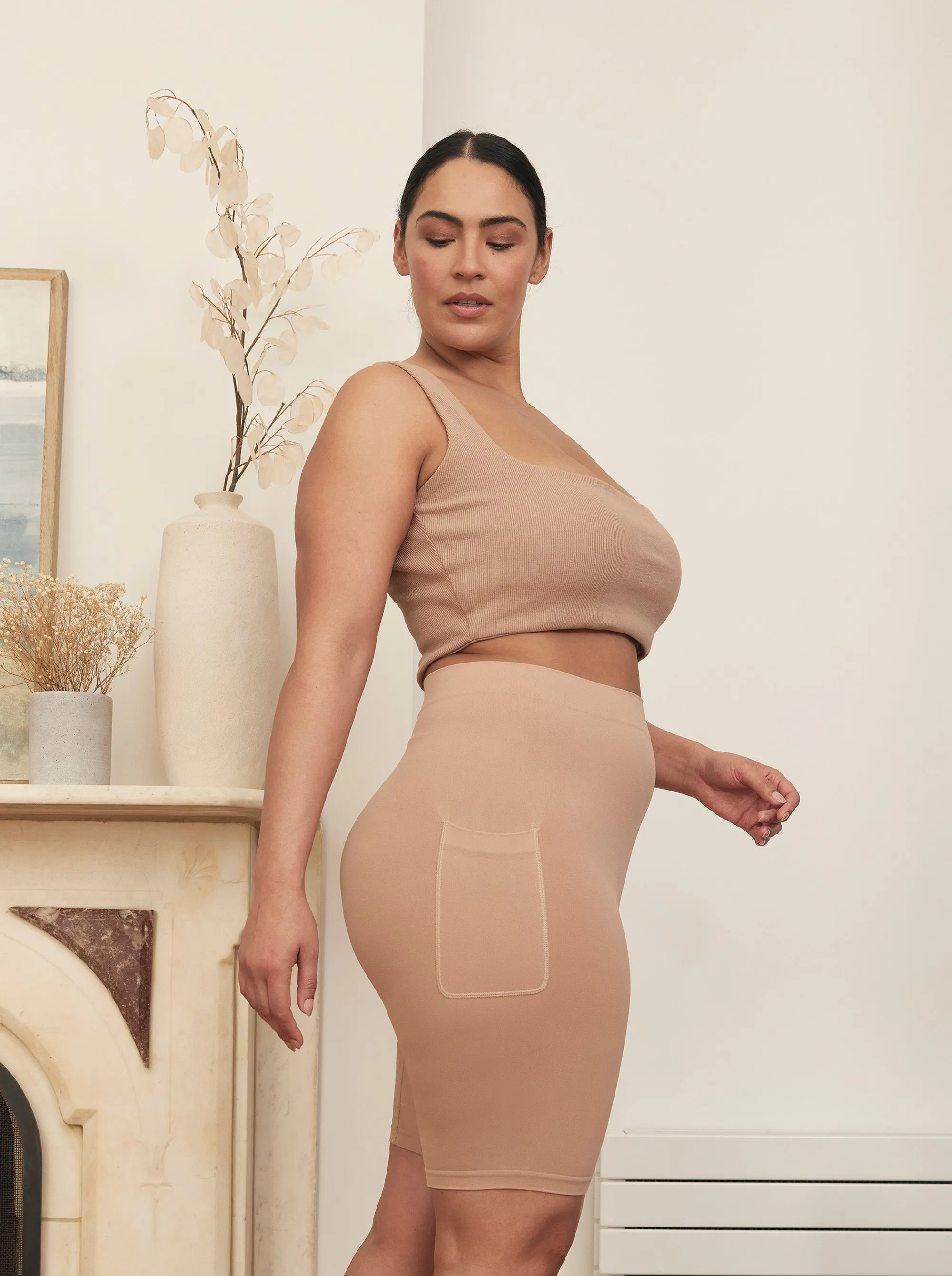 The Cargo 9" Almond sold by Thigh Society product image thumbnail 4