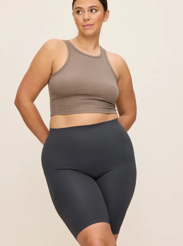 The Cargo 9" Charcoal sold by Thigh Society