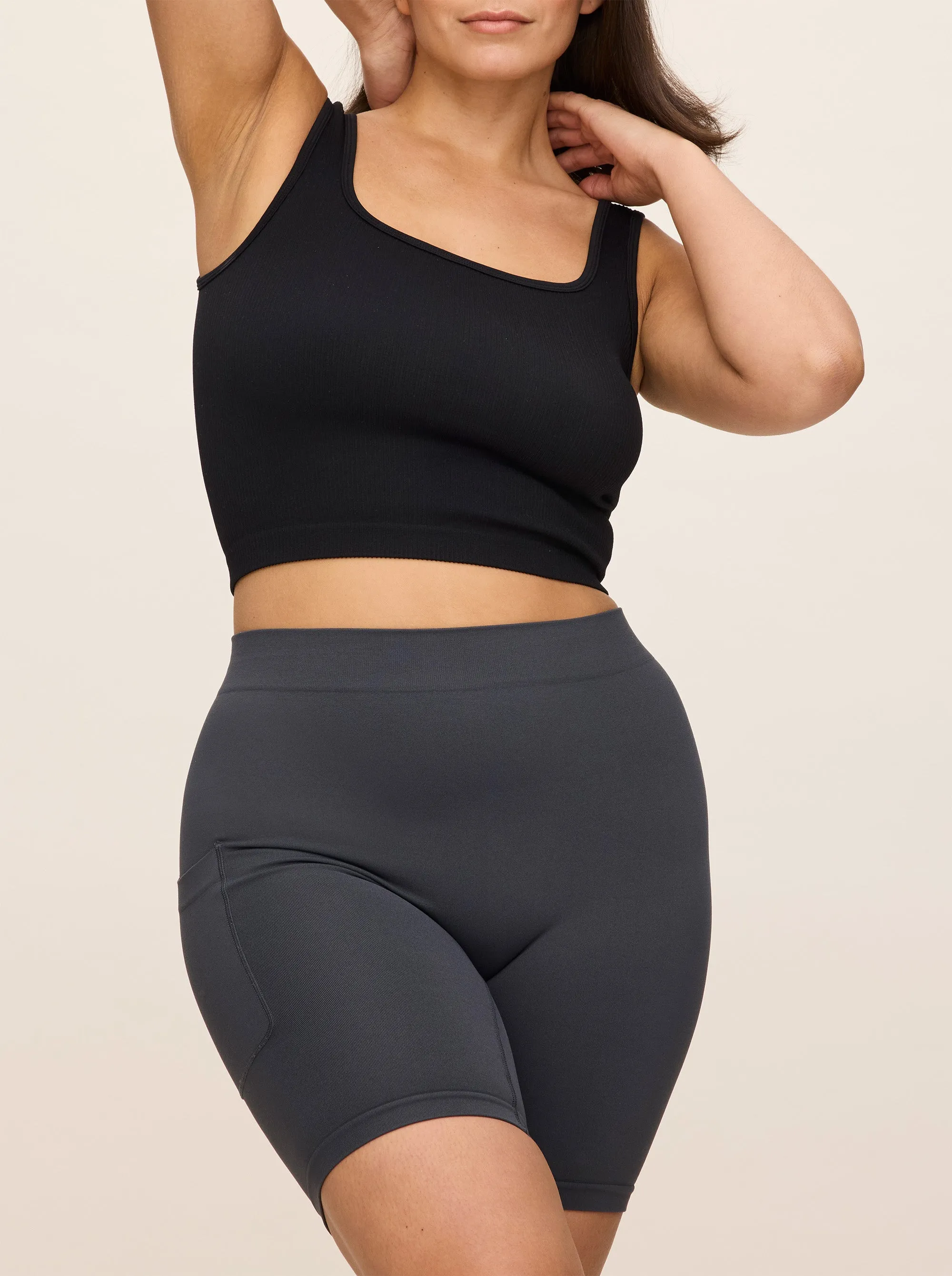 The Cargo 7" Charcoal sold by Thigh Society product image thumbnail 4