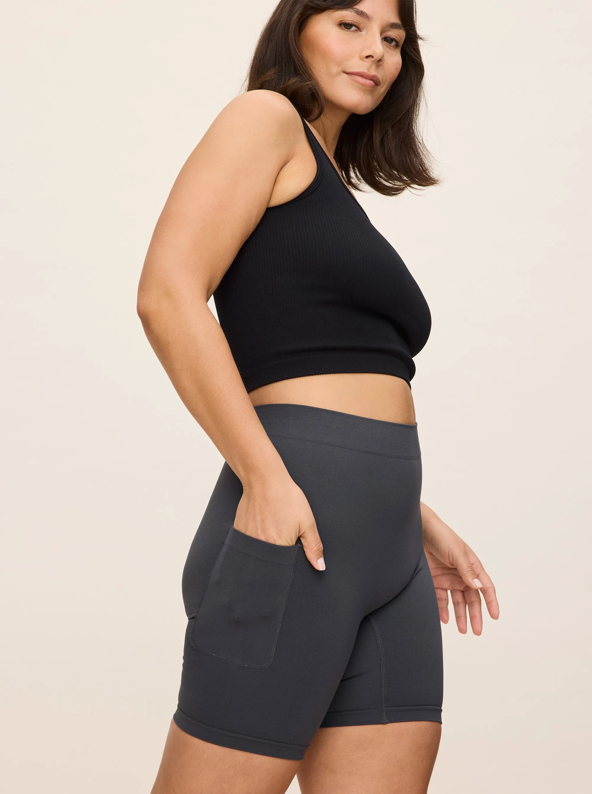 The Cargo 7" Charcoal sold by Thigh Society