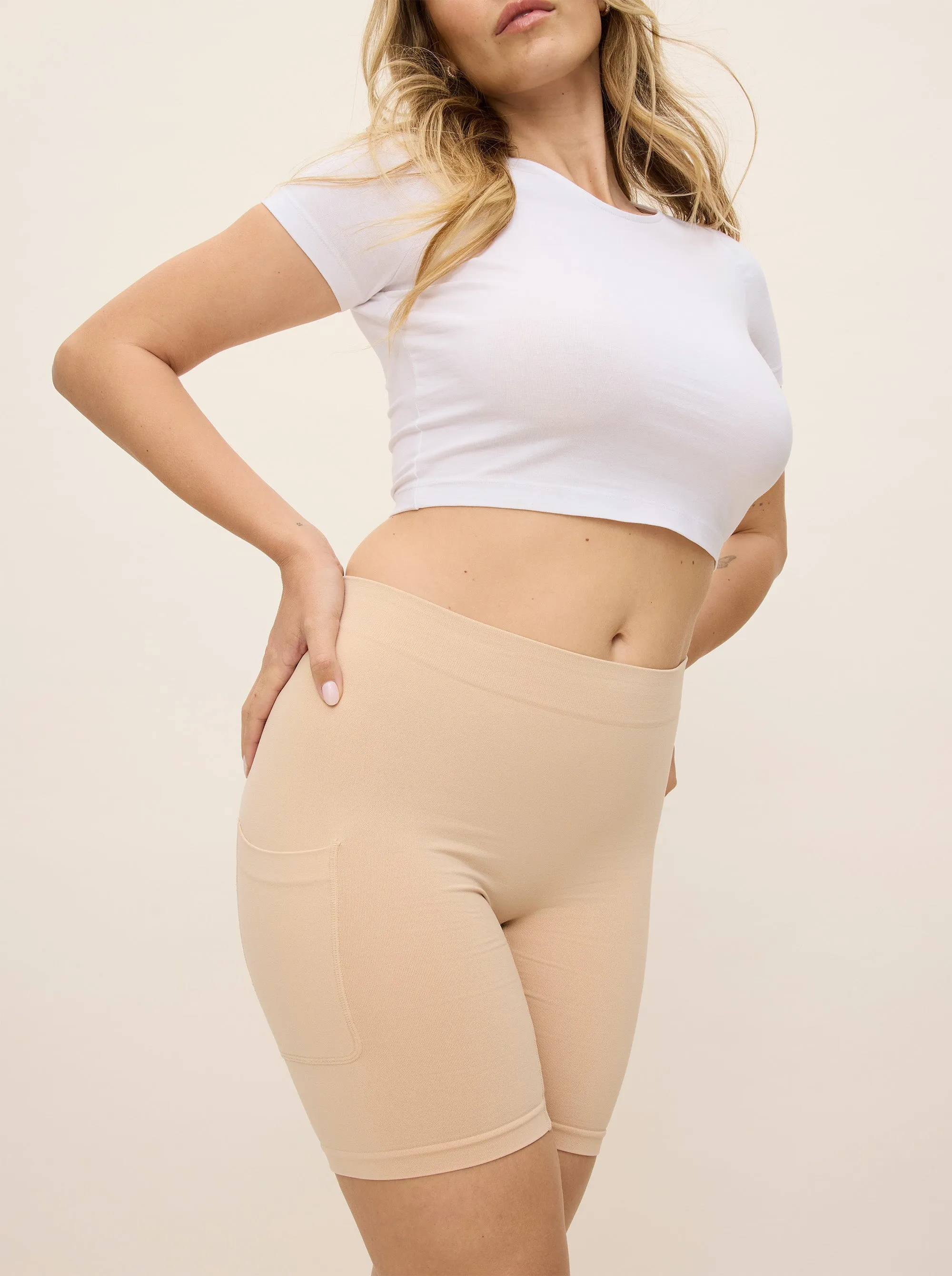 The Cargo 7" Beige sold by Thigh Society product image thumbnail 5