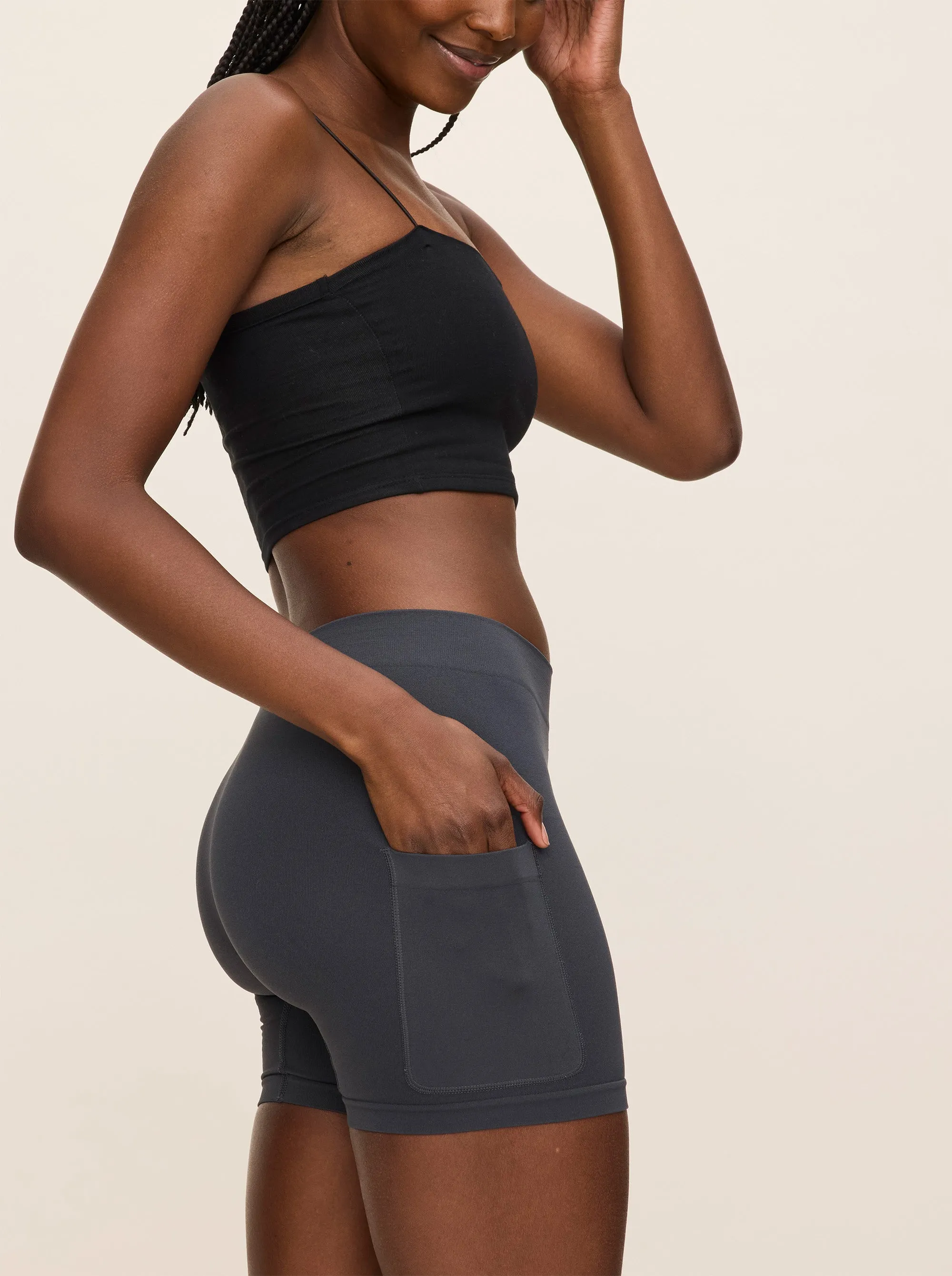 The Cargo 5" Charcoal sold by Thigh Society product image thumbnail 2