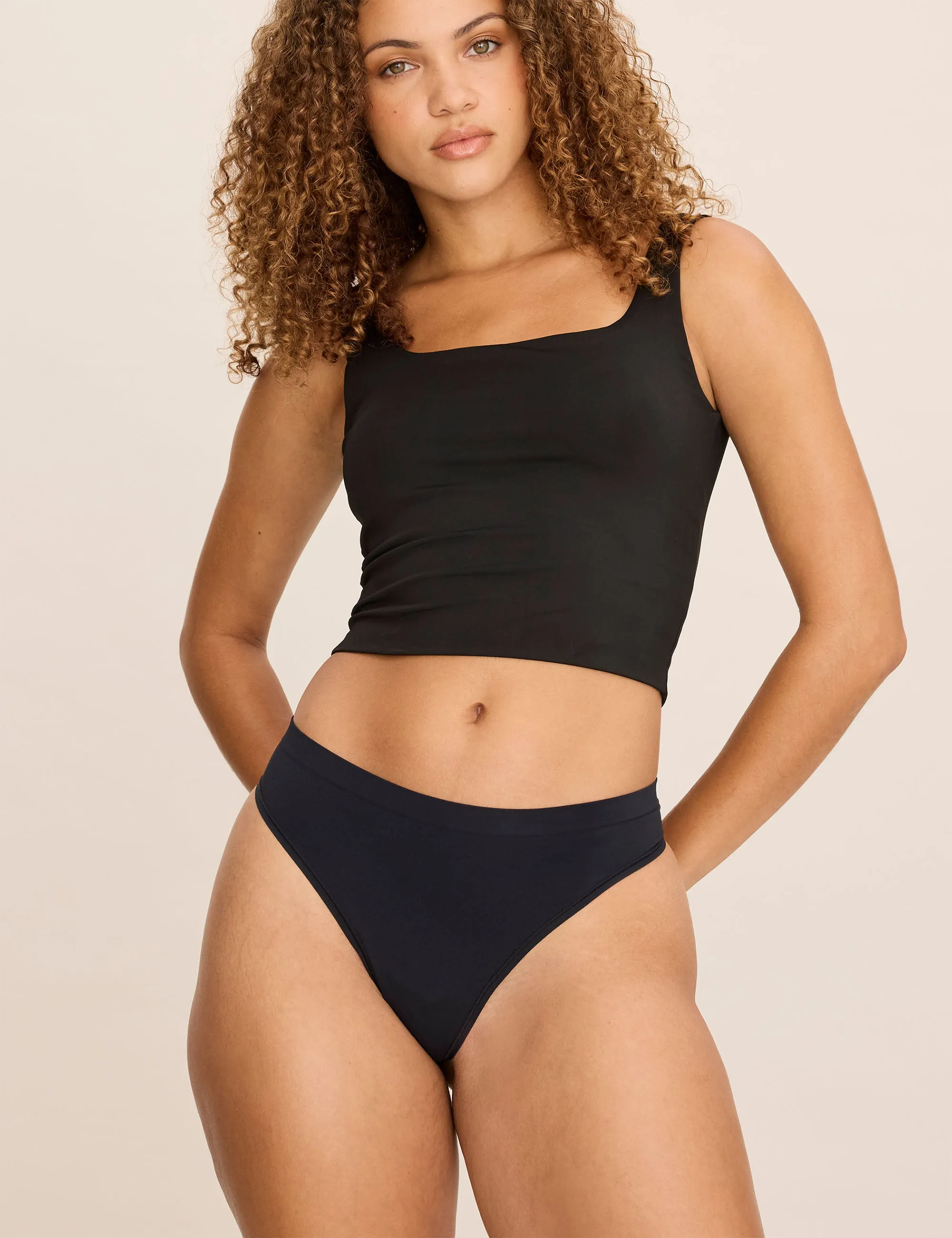 WhispAir Cooling™ Thong Black sold by Thigh Society product image thumbnail 3