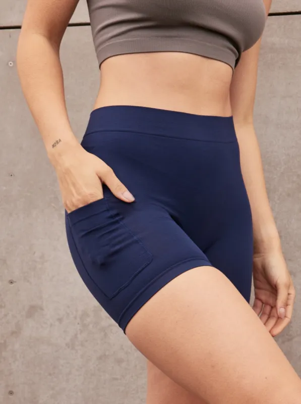 The Cargo 5" Indigo sold by Thigh Society