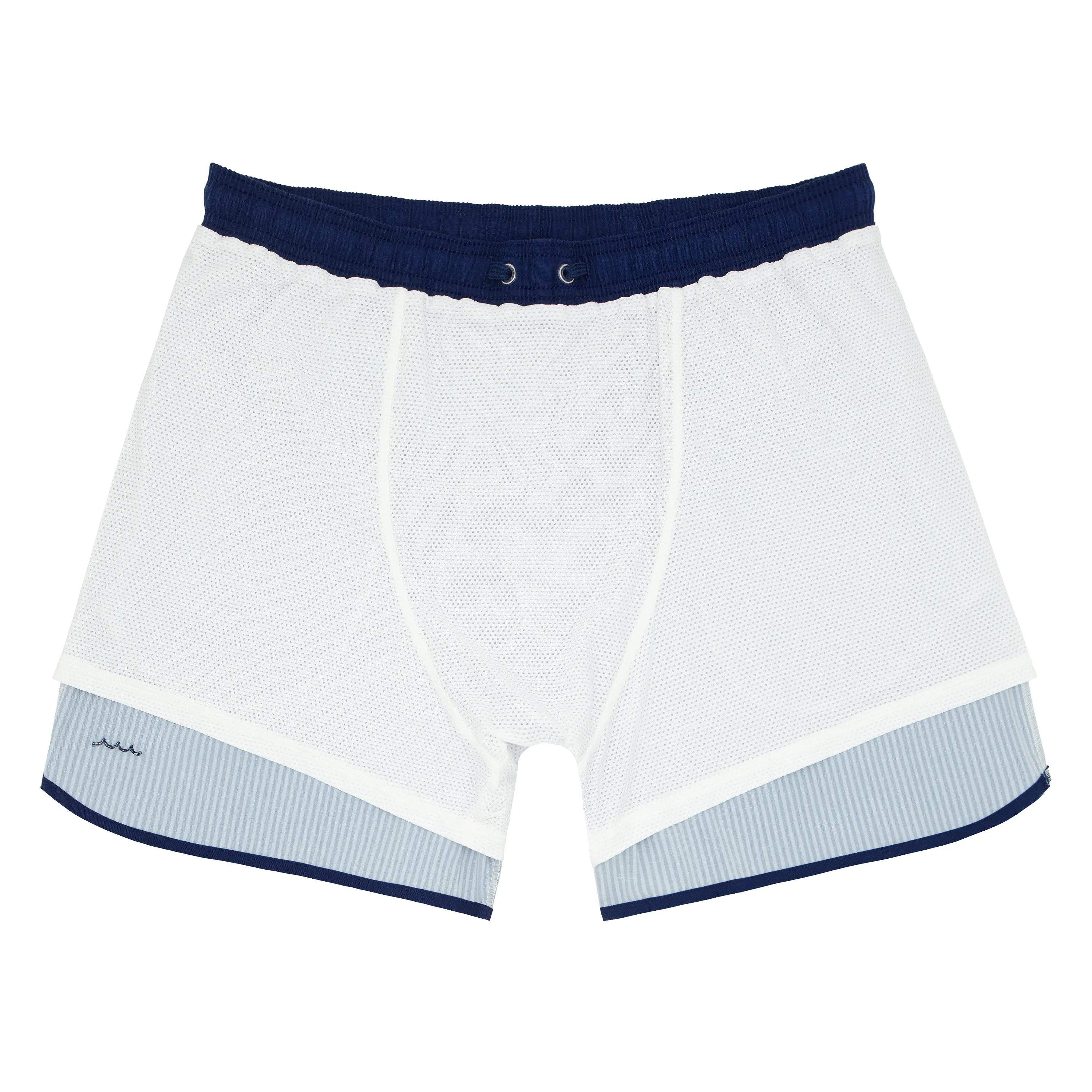 men's navy stripe boardie sold by minnow product image thumbnail 4