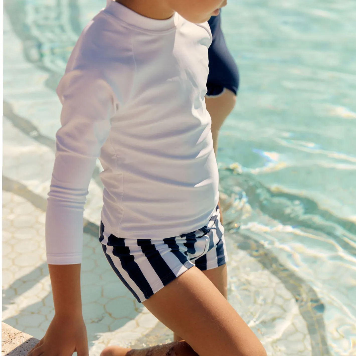 unisex crane white rashguard sold by minnow product image thumbnail 2