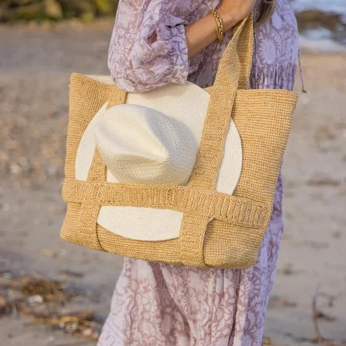 hat attack original straw traveler bag sold by minnow product image thumbnail 2