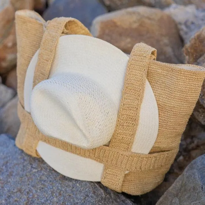 hat attack original straw traveler bag sold by minnow product image thumbnail 3