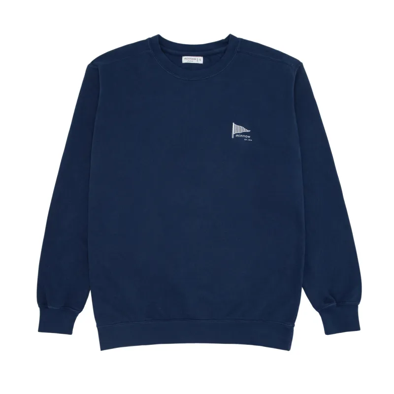 adult navy sweatshirt sold by minnow
