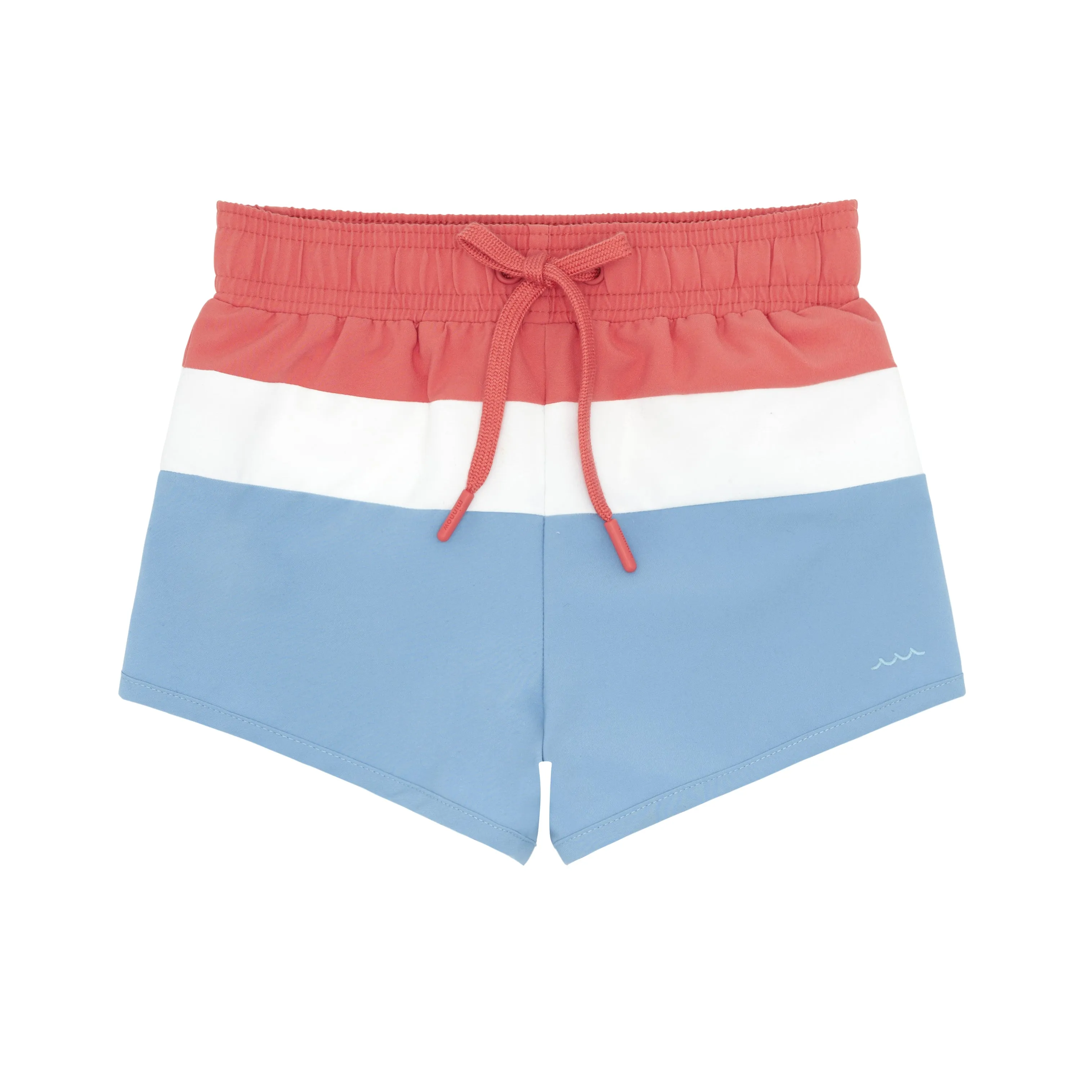 boys east end red colorblock boardie sold by minnow