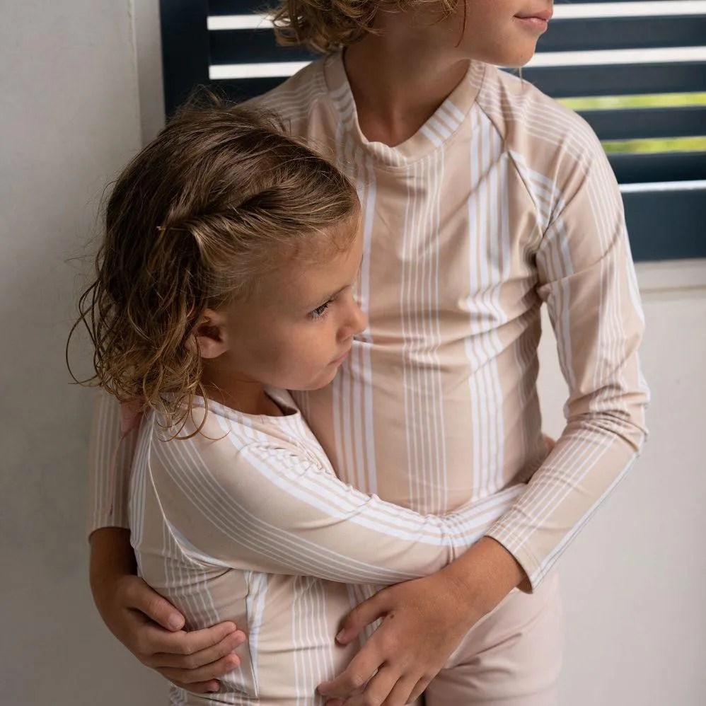 unisex café stripe rashguard sold by minnow product image thumbnail 3