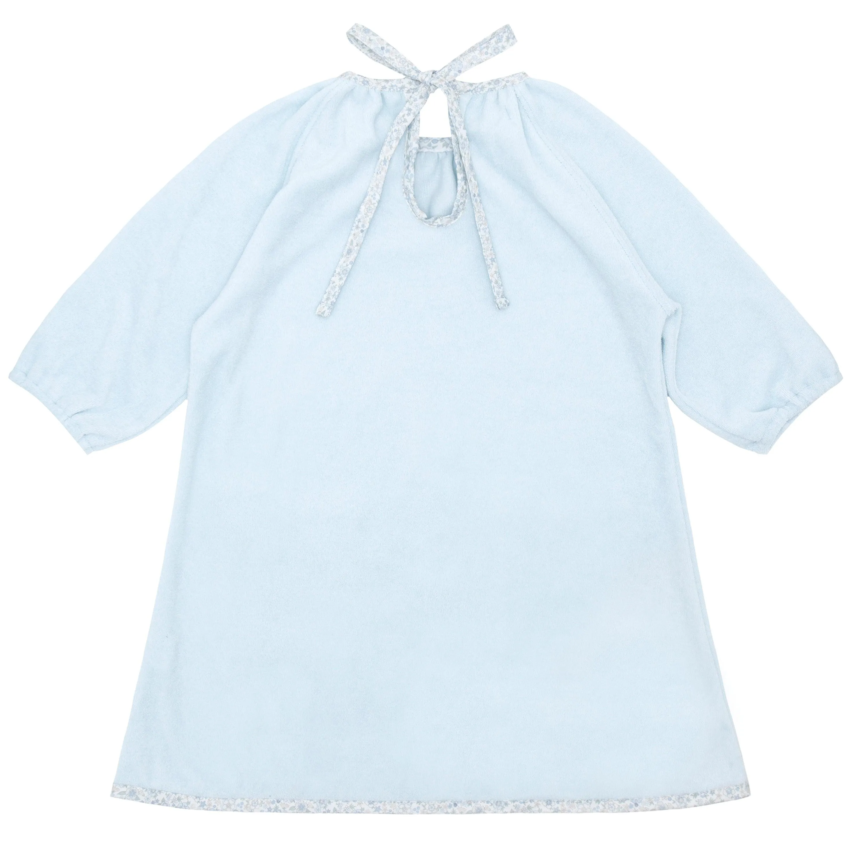 girls light blue french terry dress sold by minnow product image thumbnail 5