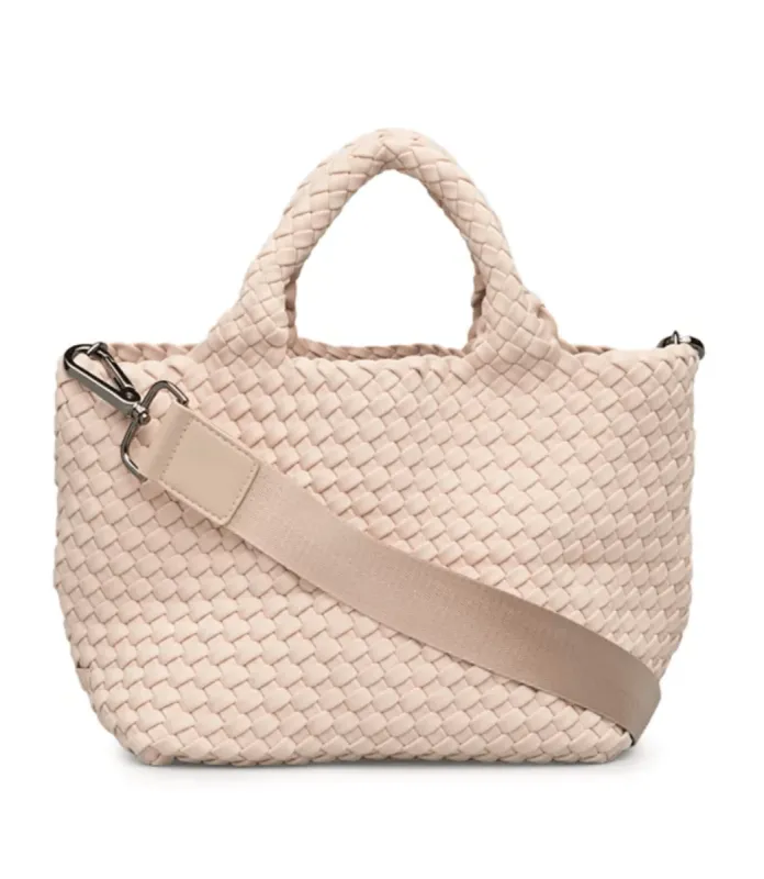 naghedi st barths ecru petite tote sold by minnow