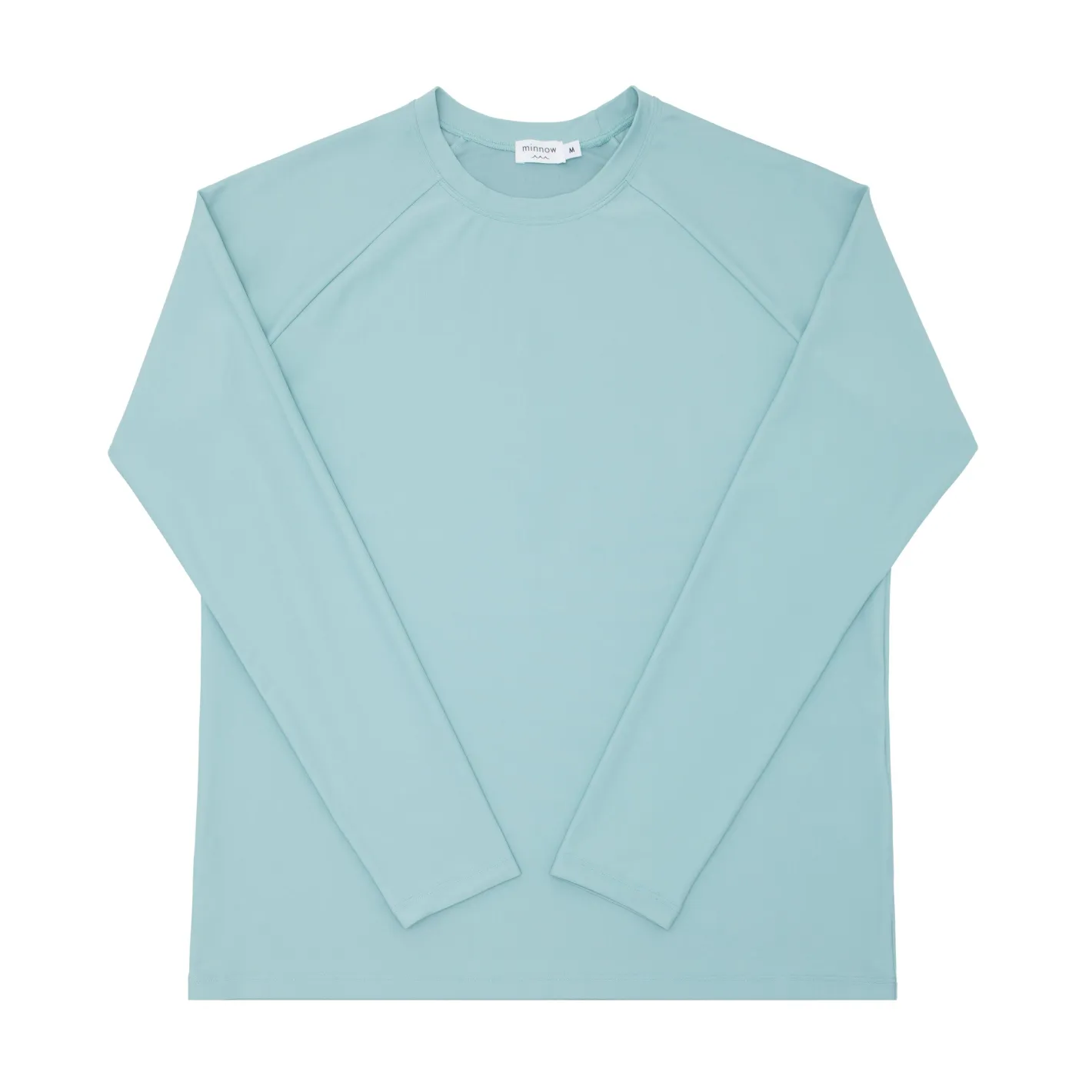 men's sea blue rashguard sold by minnow