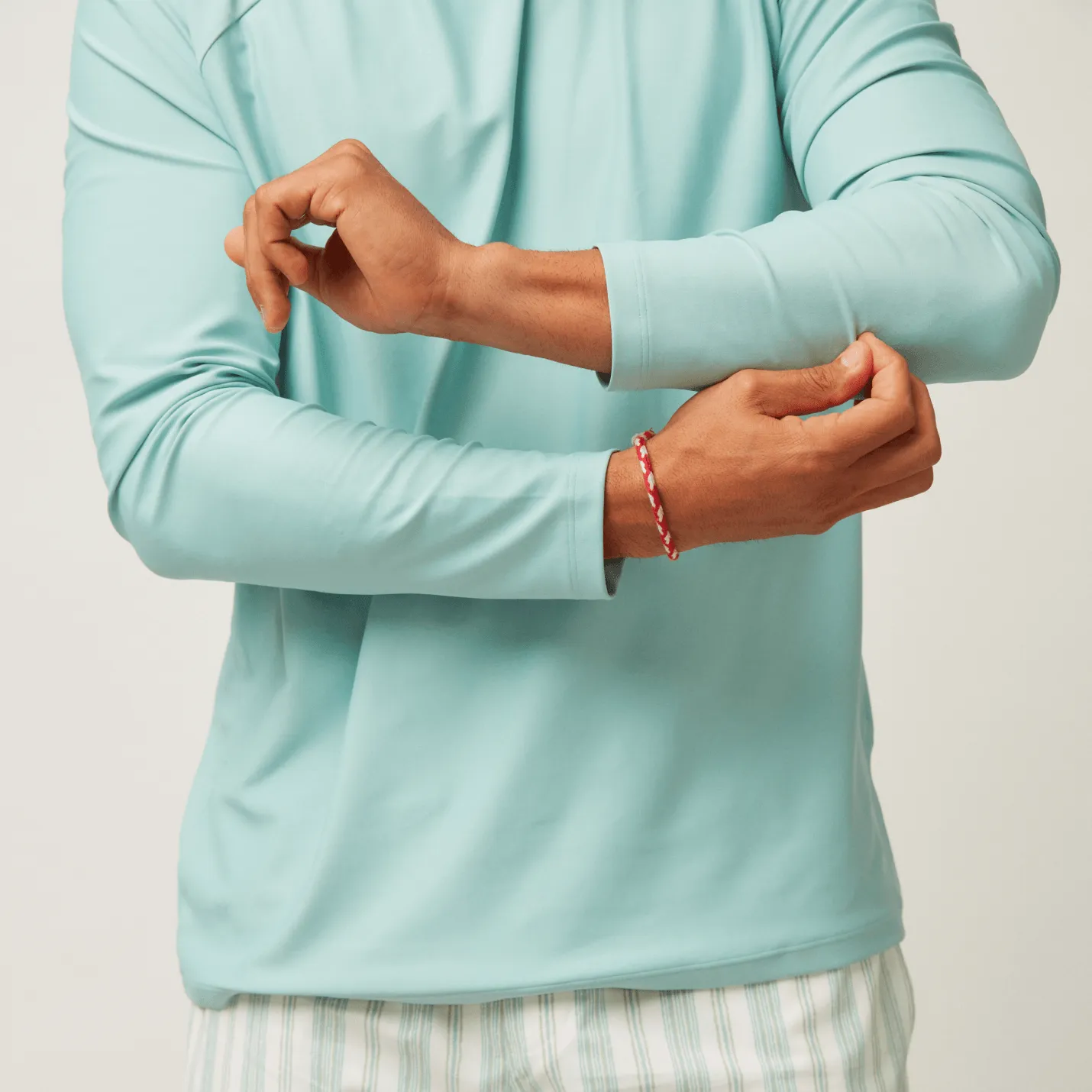 men's sea blue rashguard sold by minnow product image thumbnail 3