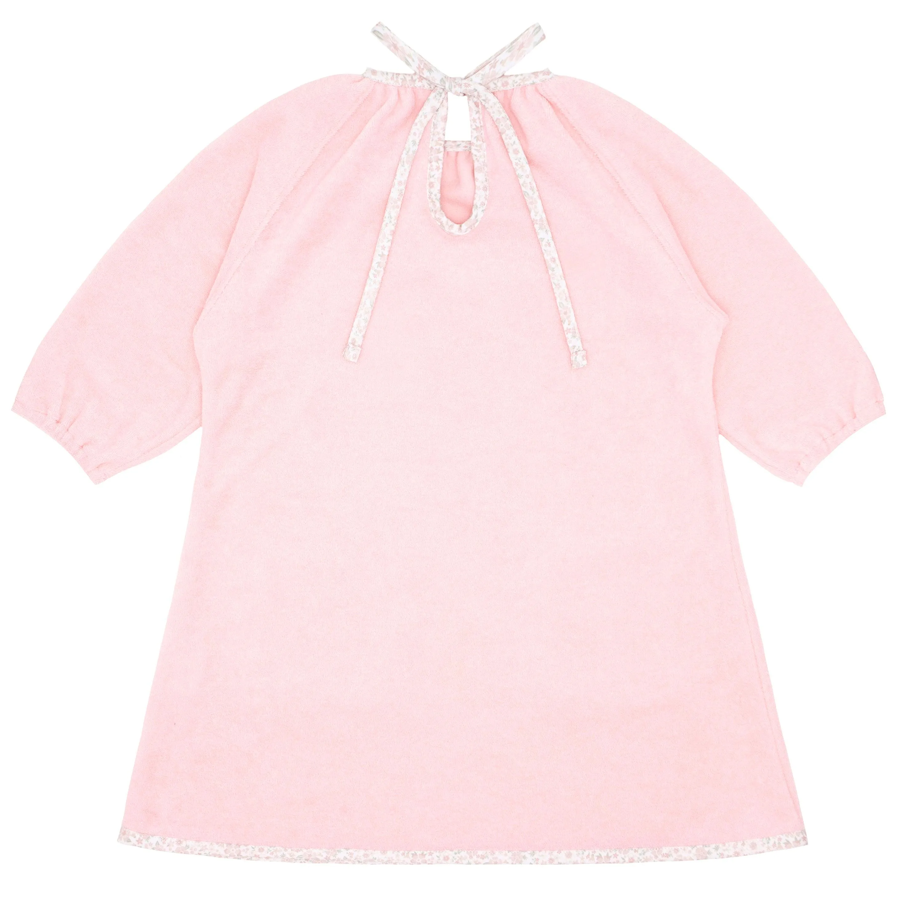 girls pink french terry dress sold by minnow product image thumbnail 5