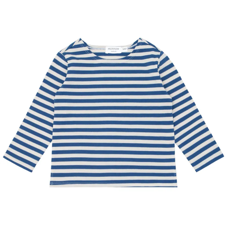 unisex stripe long sleeve tee sold by minnow
