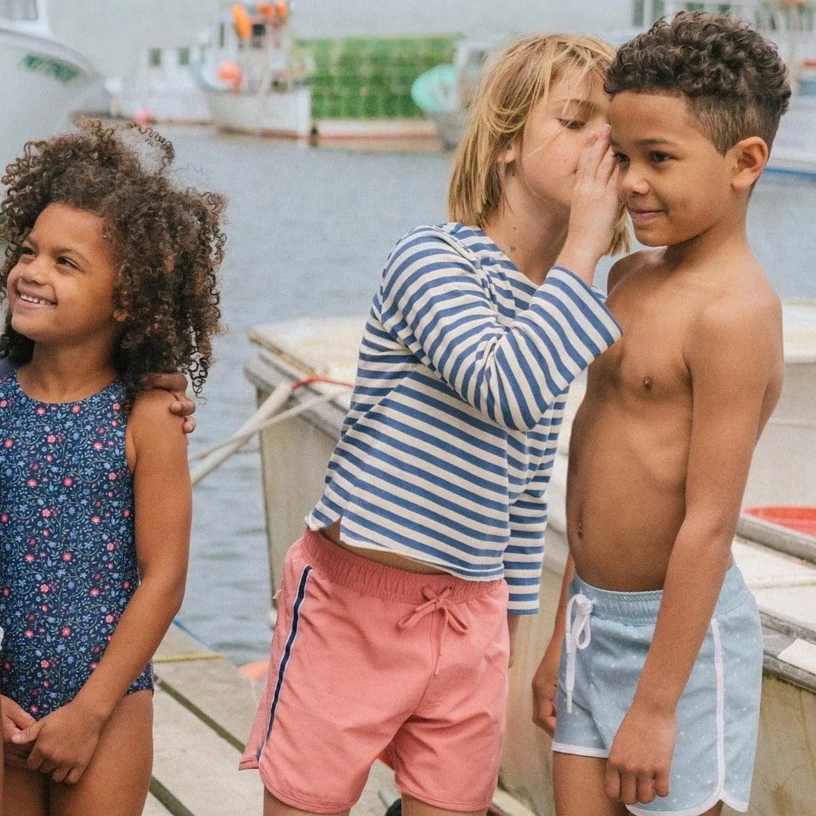 unisex stripe long sleeve tee sold by minnow product image thumbnail 4