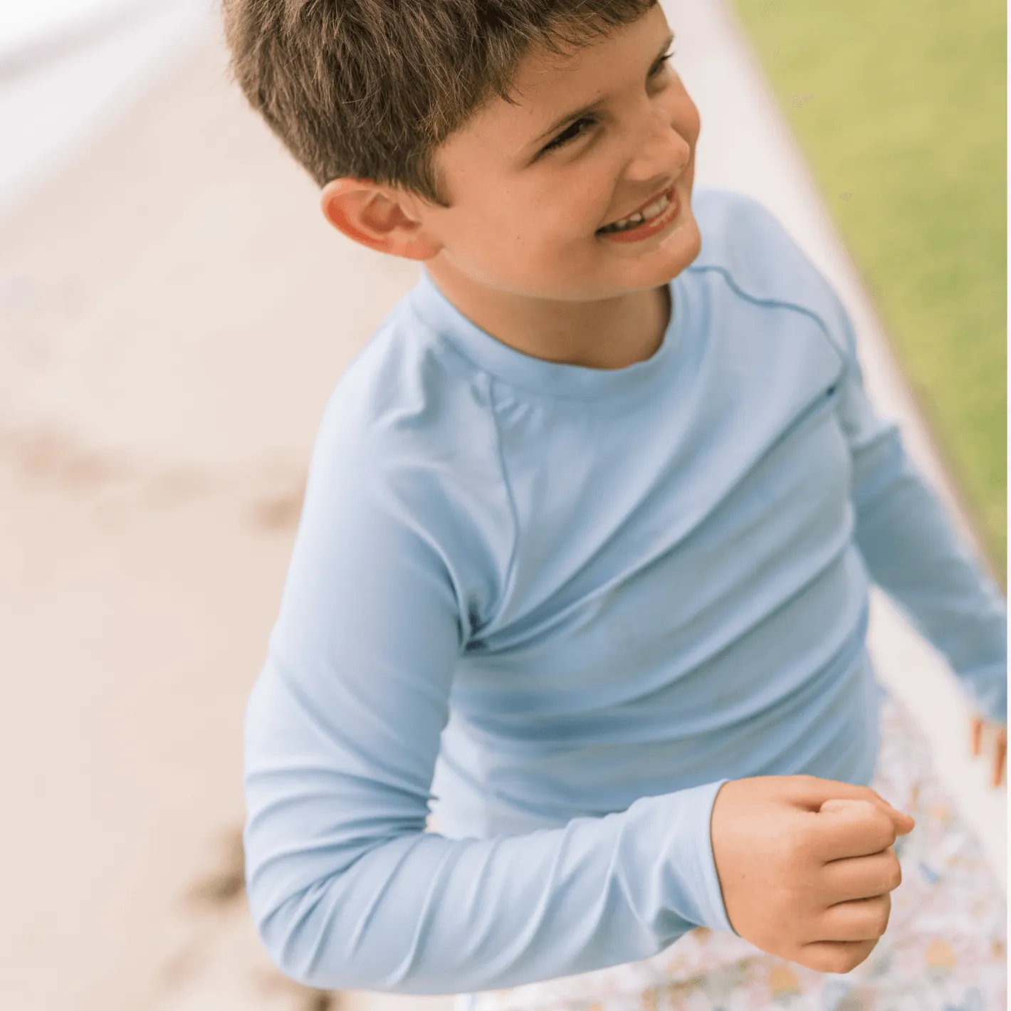 unisex freshwater blue rashguard sold by minnow product image thumbnail 3