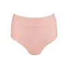 women's camellia pink dot high waist bikini bottom sold by minnow