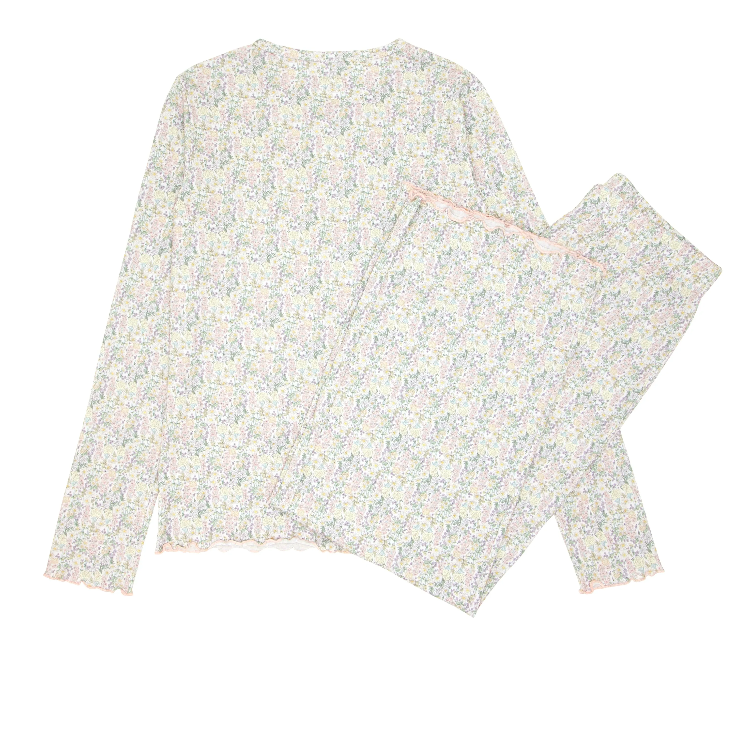 women's wildflower bouquet pima pajamas set sold by minnow product image thumbnail 5
