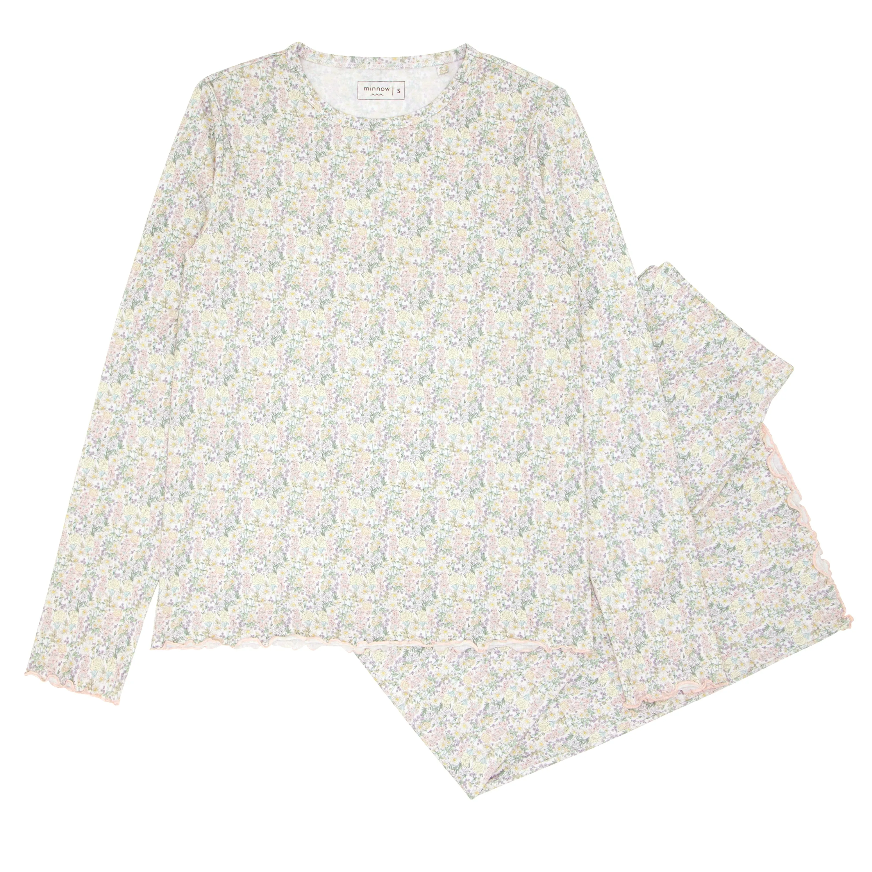 women's wildflower bouquet pima pajamas set sold by minnow
