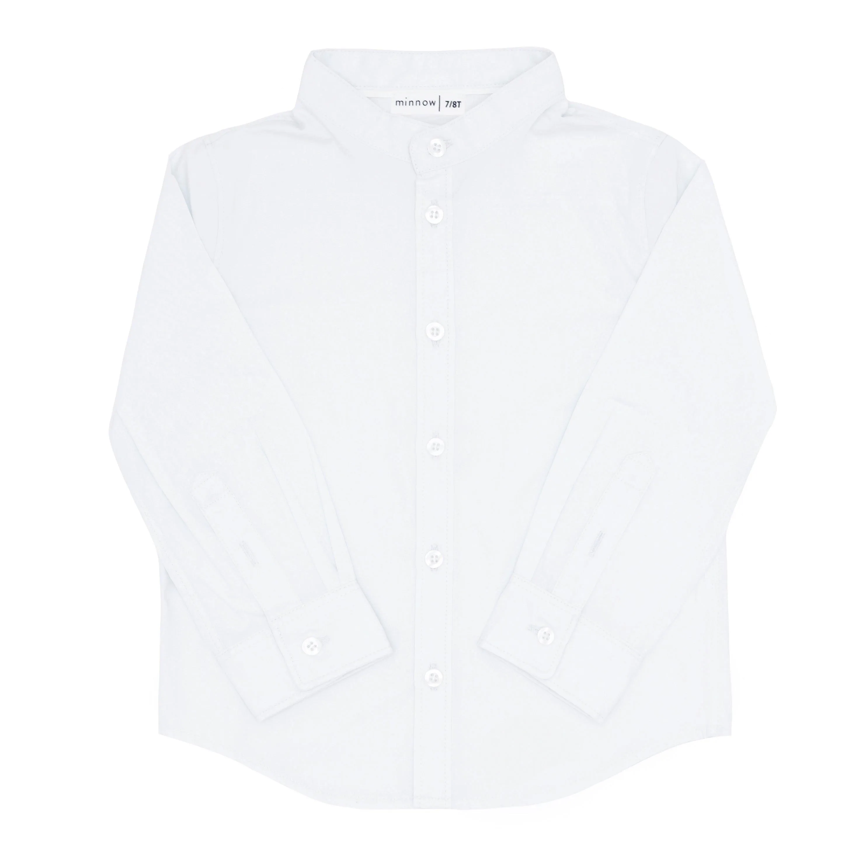 boys white long sleeve shirt sold by minnow