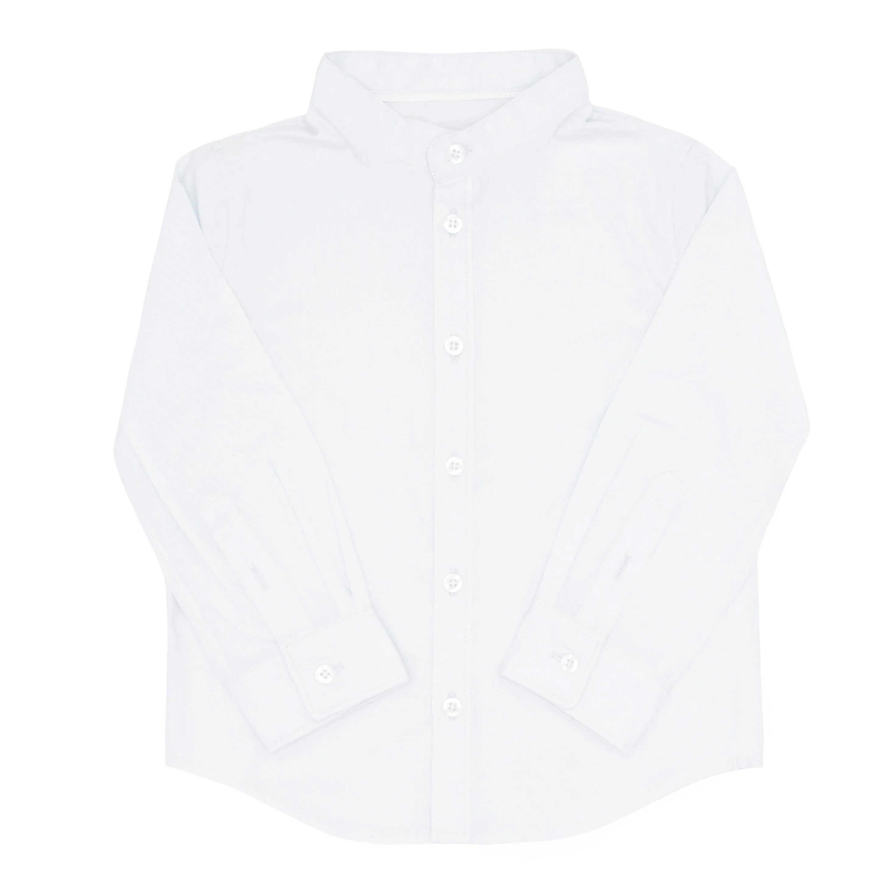 boys white long sleeve shirt sold by minnow product image thumbnail 2