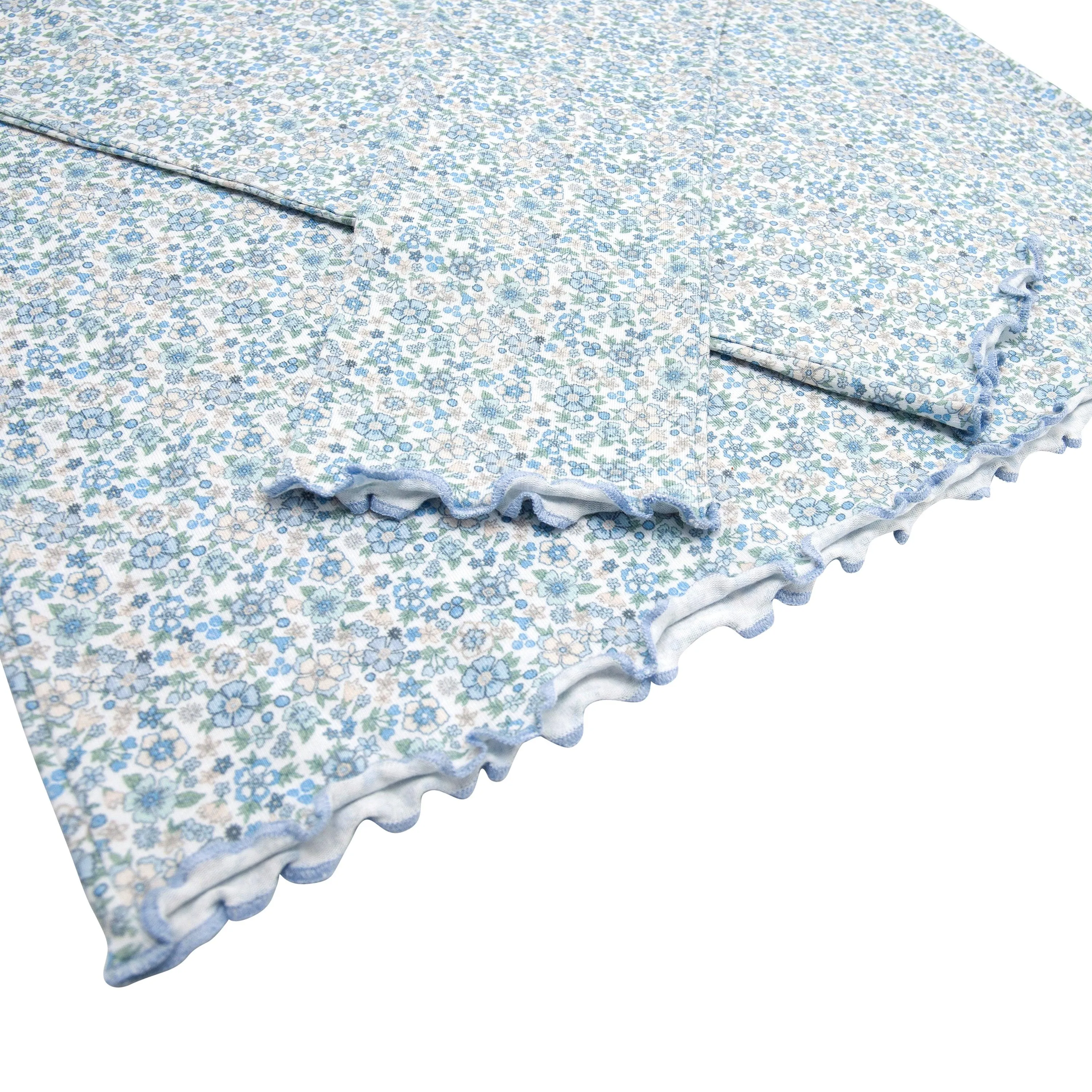 women's slate floral pima pajamas set sold by minnow product image thumbnail 2