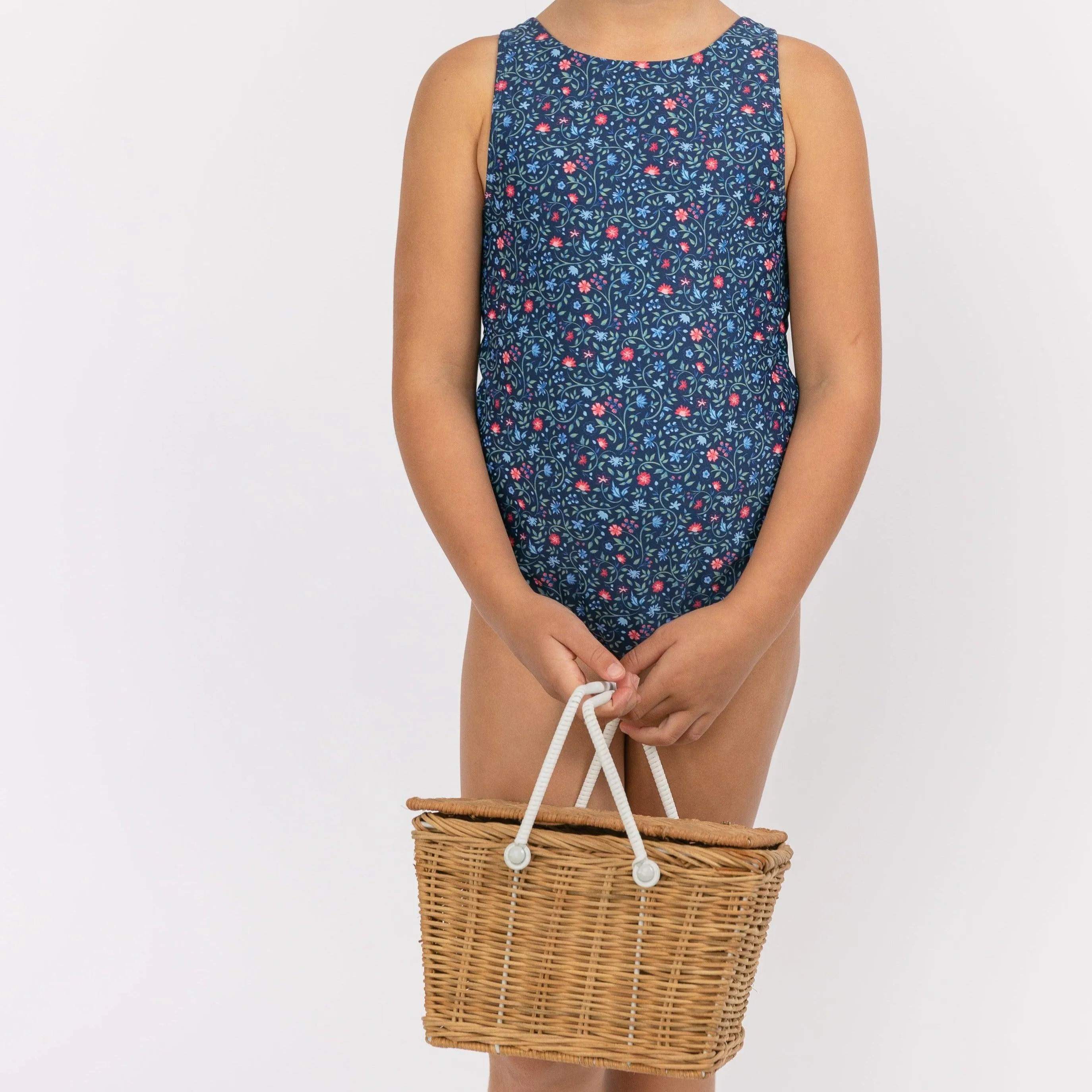 girls midnight vineyard double bow one piece sold by minnow product image thumbnail 5