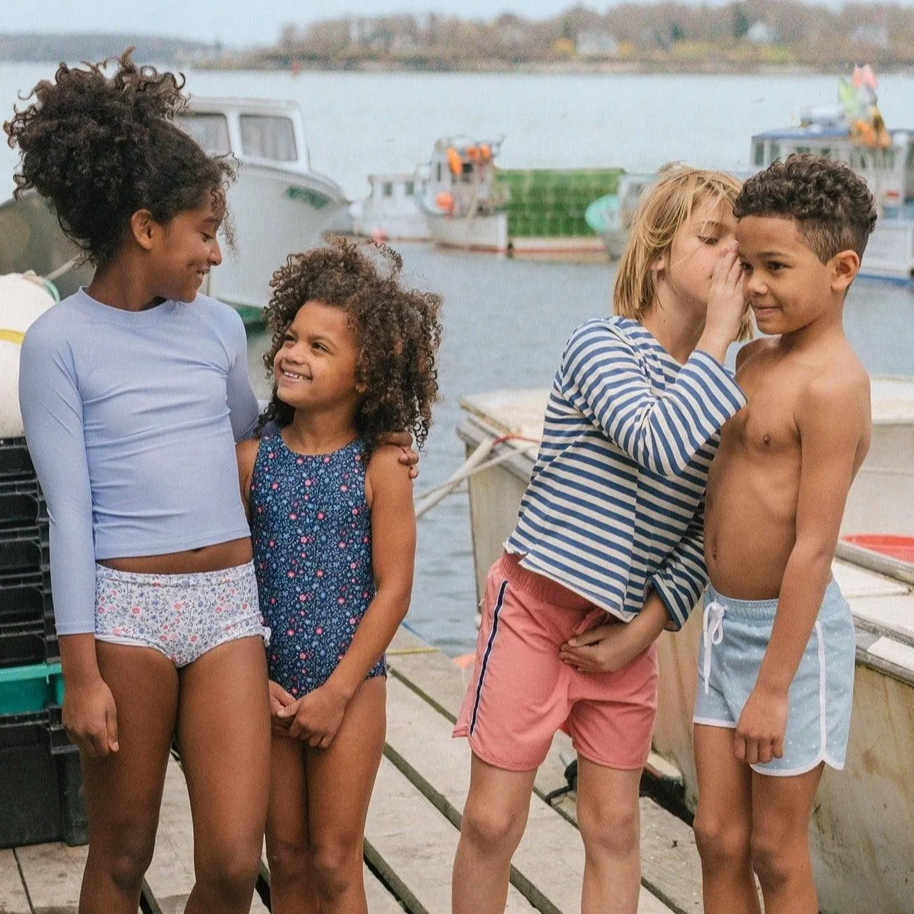 girls midnight vineyard double bow one piece sold by minnow product image thumbnail 2