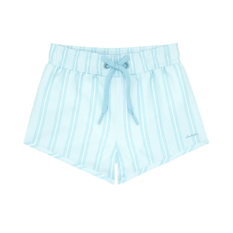 boys pacific blue stripe boardie sold by minnow