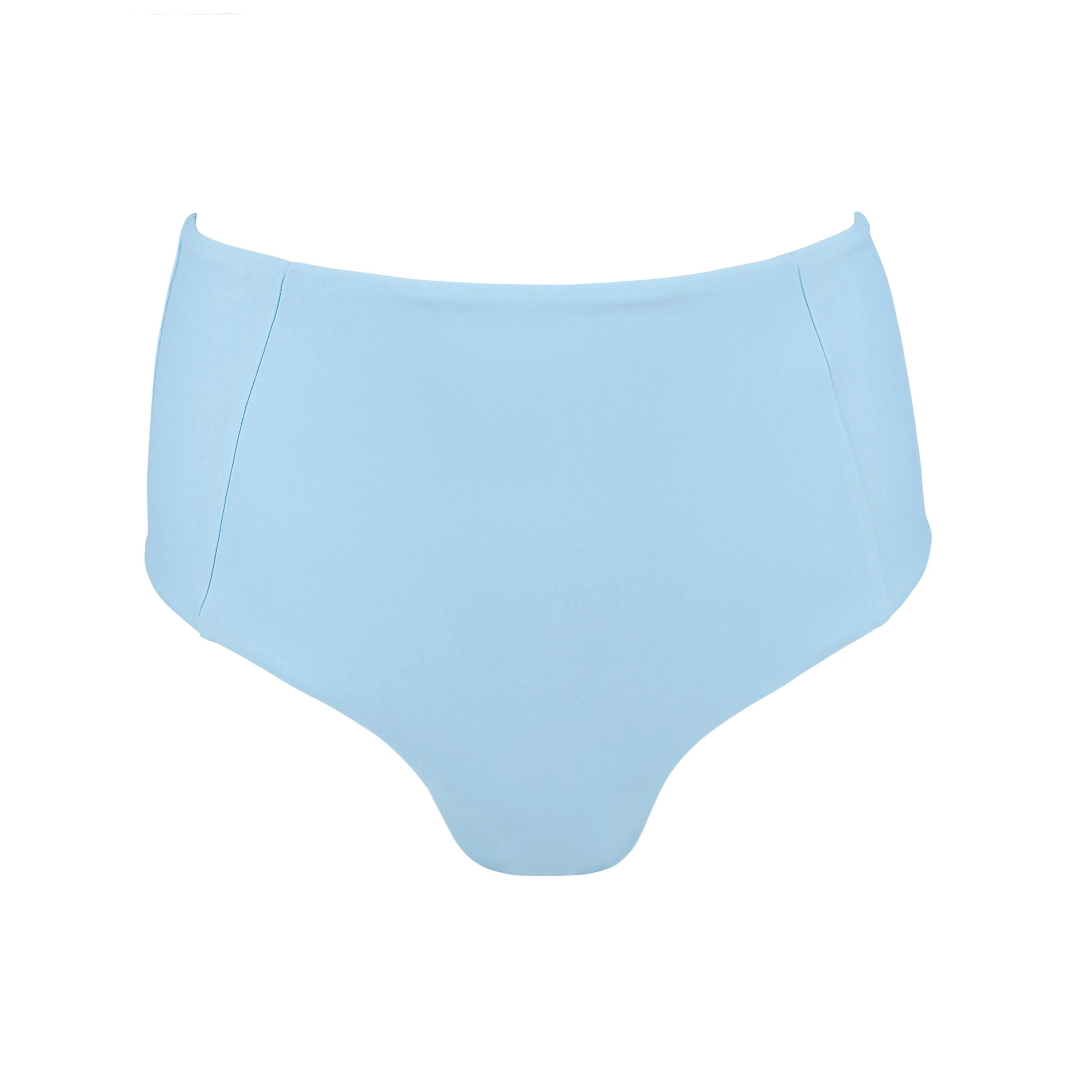 women's peri blue high waist bikini bottom sold by minnow