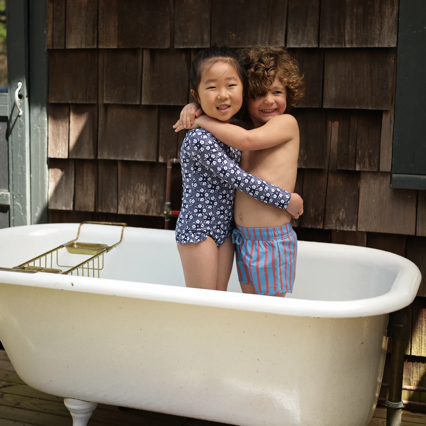 boys maritime stripe boardie sold by minnow product image thumbnail 5