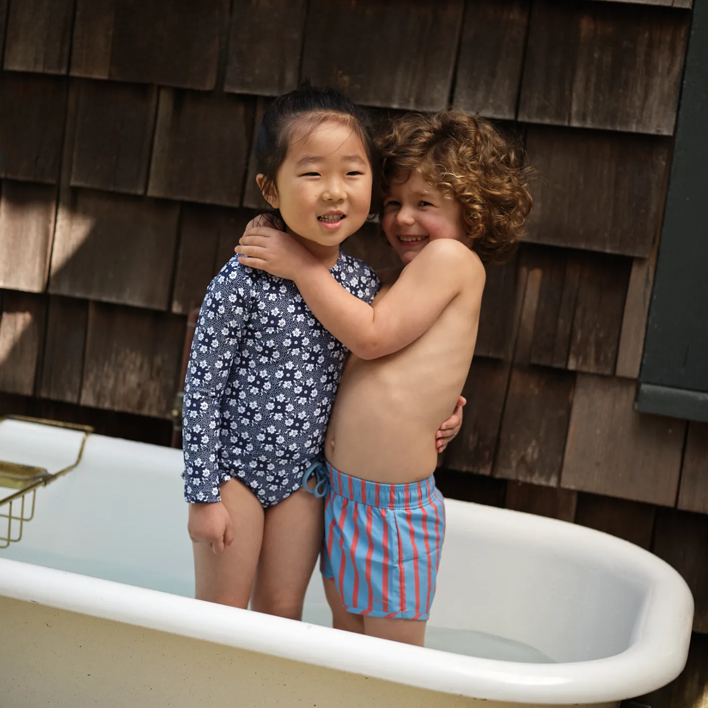 boys maritime stripe boardie sold by minnow product image thumbnail 2