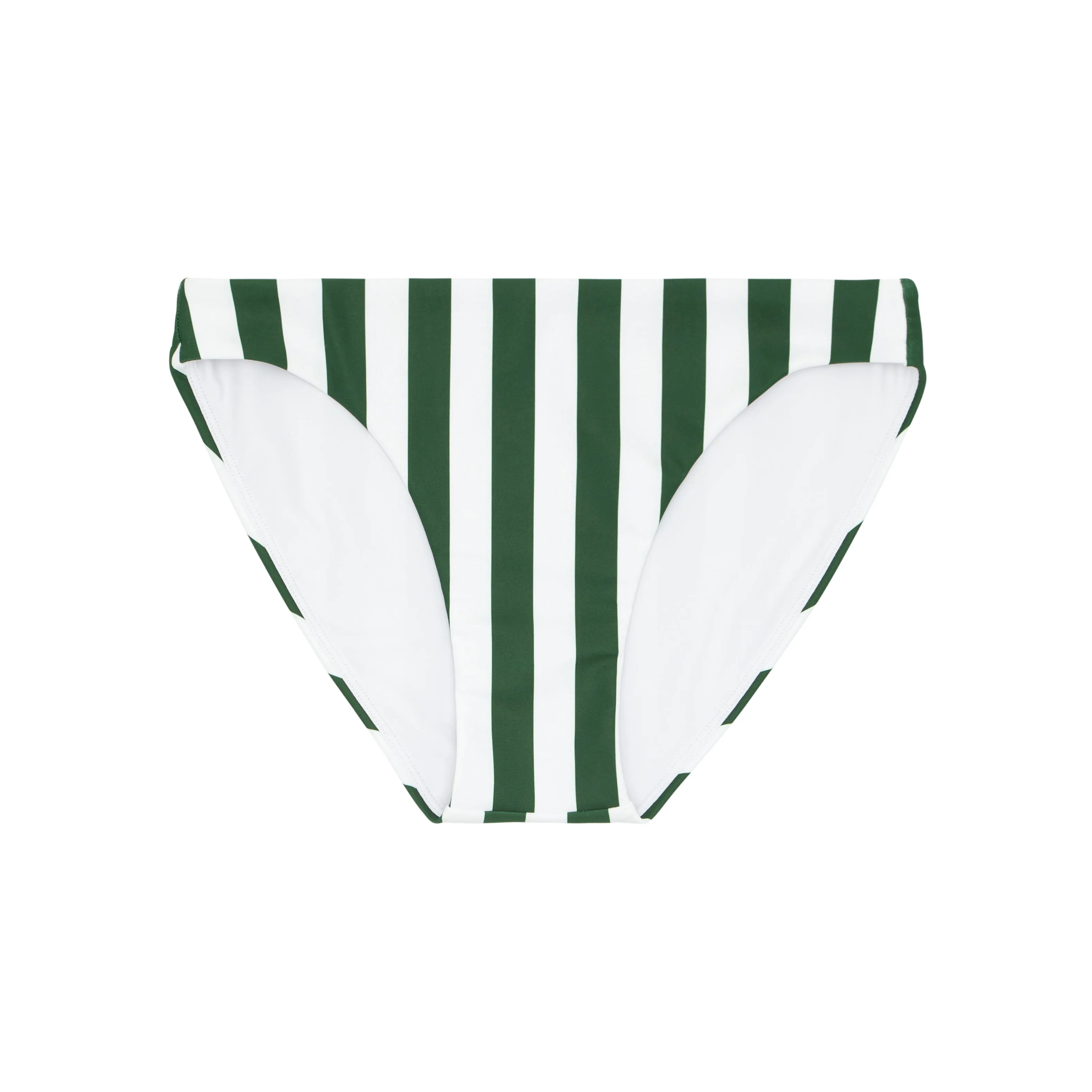 women's charleston green cabana stripe low waist bikini bottom sold by minnow