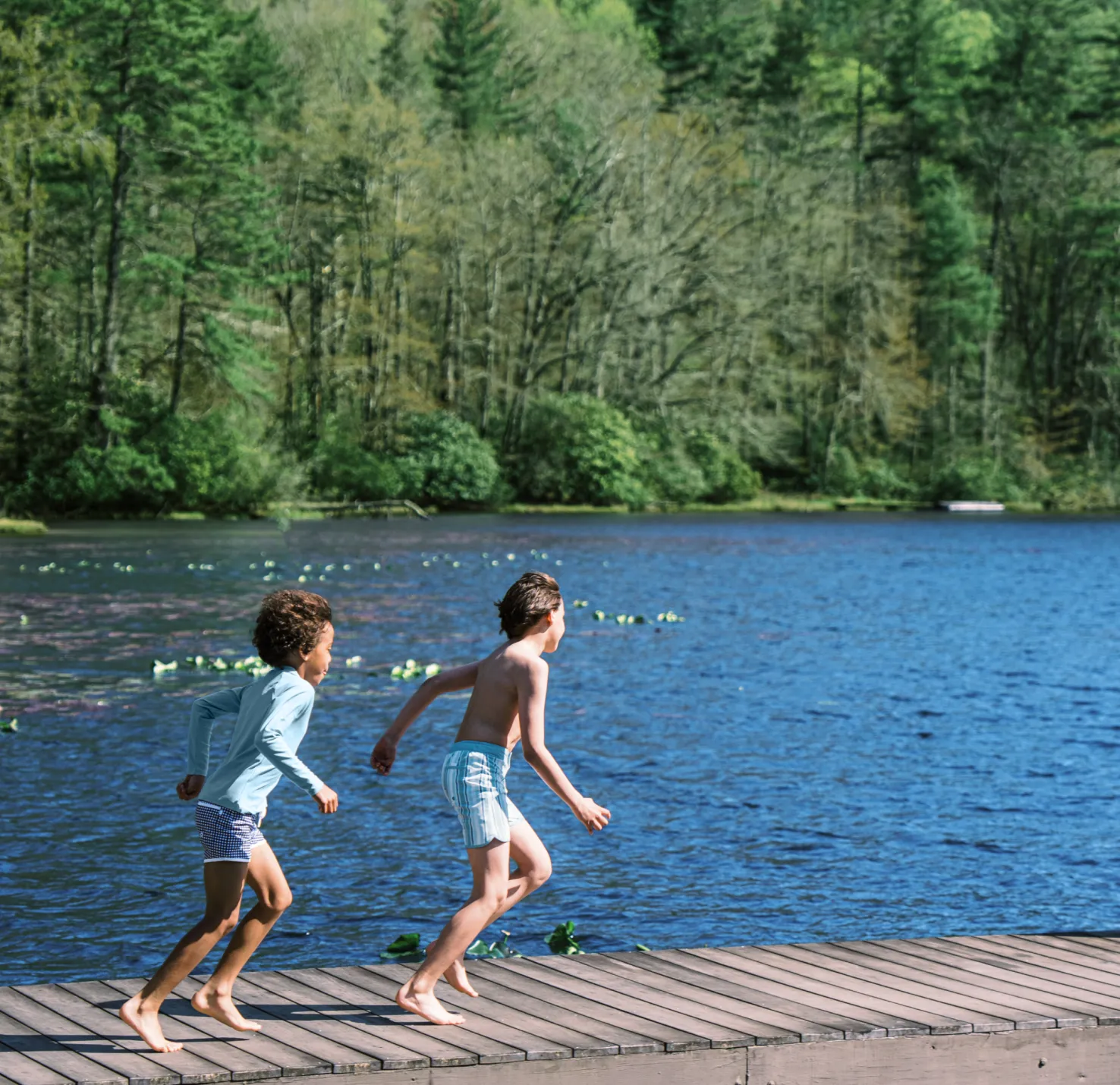boys freshwater stripe boardshort sold by minnow product image thumbnail 5